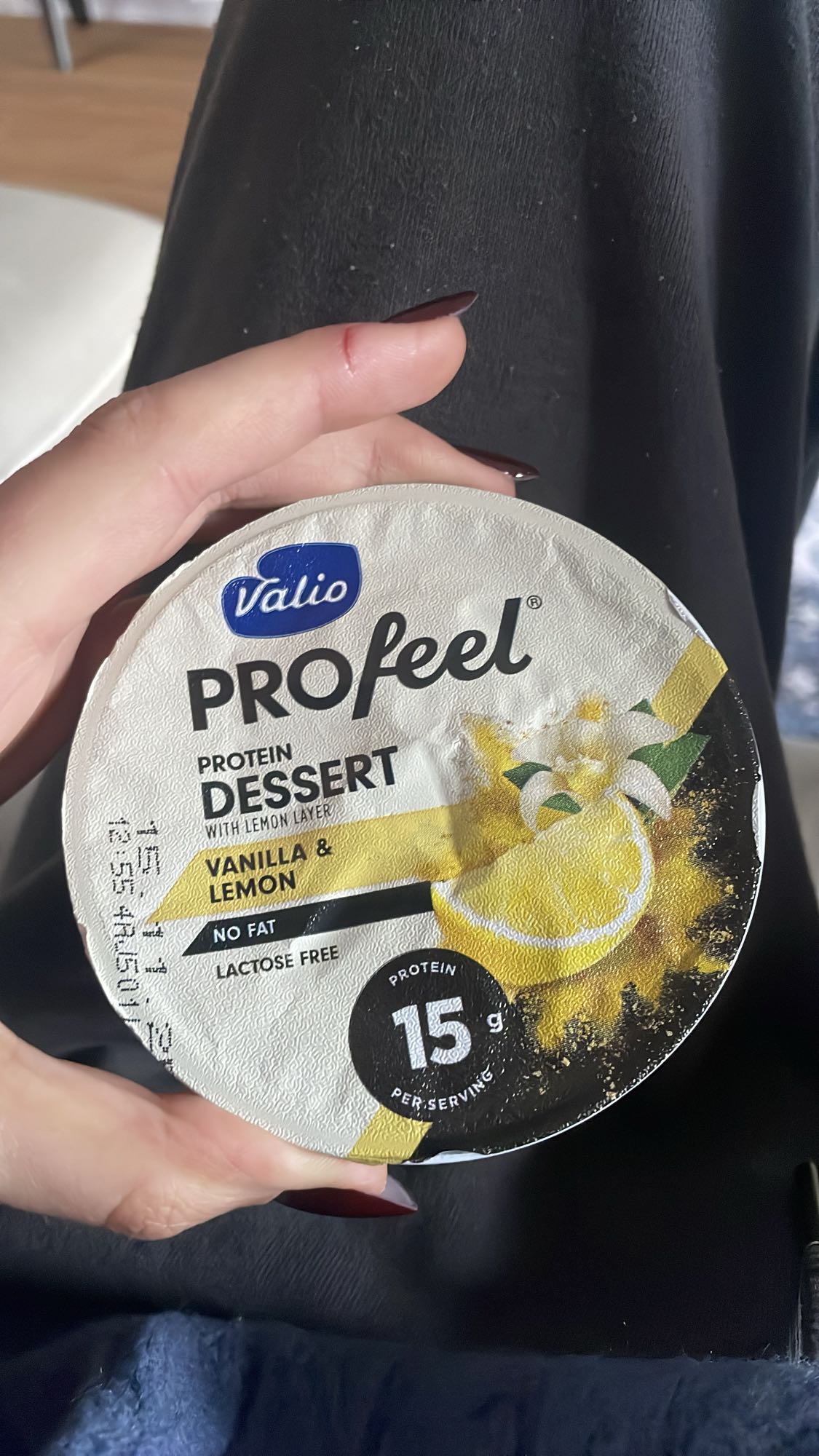 Deser proteinowy wanilia-cytryna