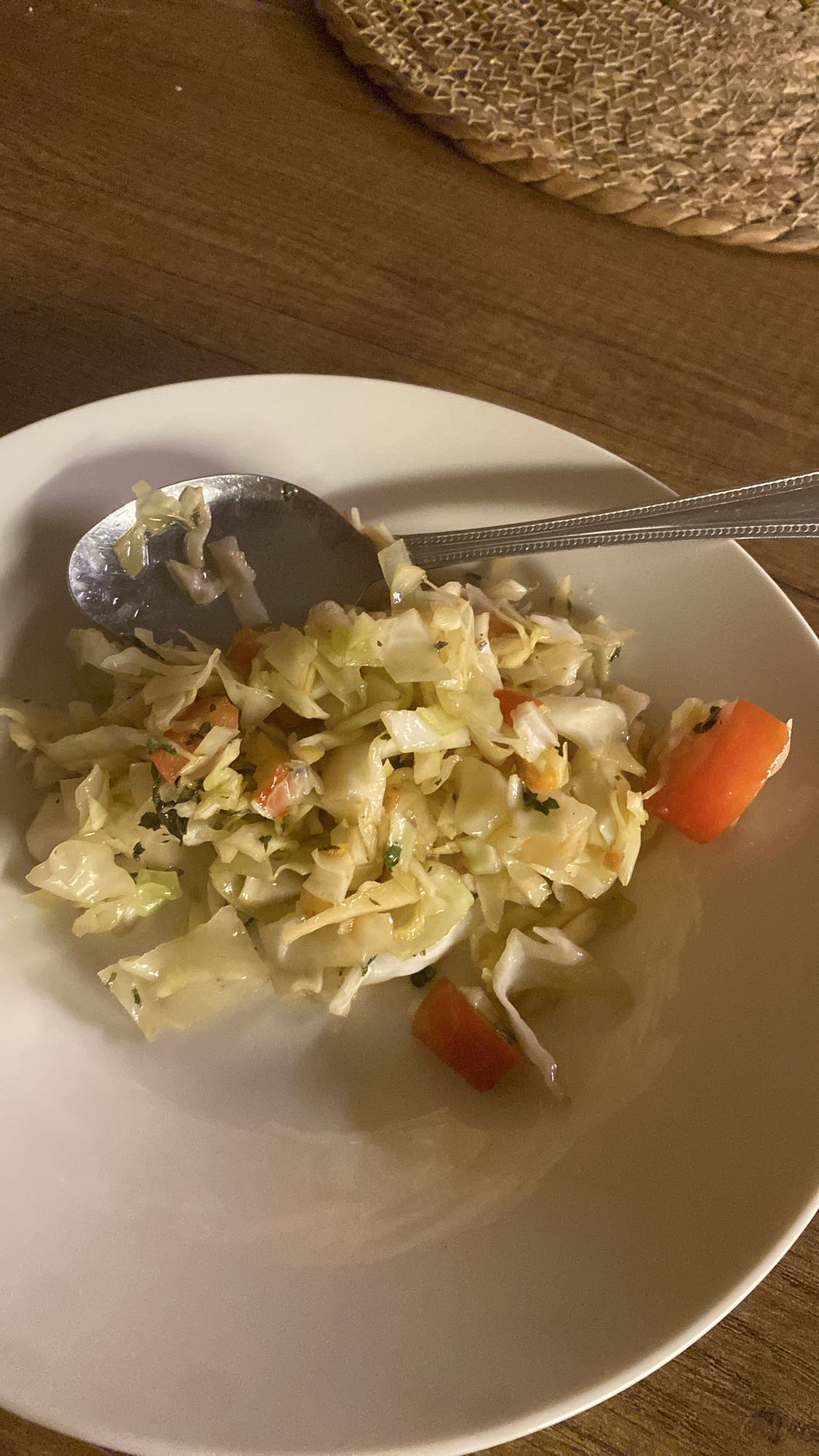 Cabbage and carrot salad