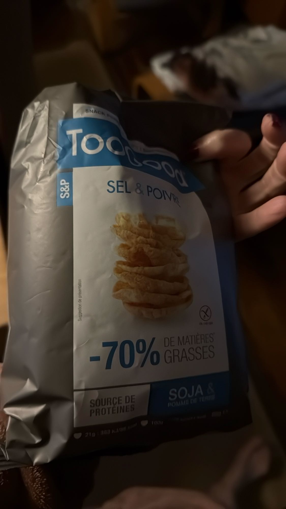 Soja chips zout & peper