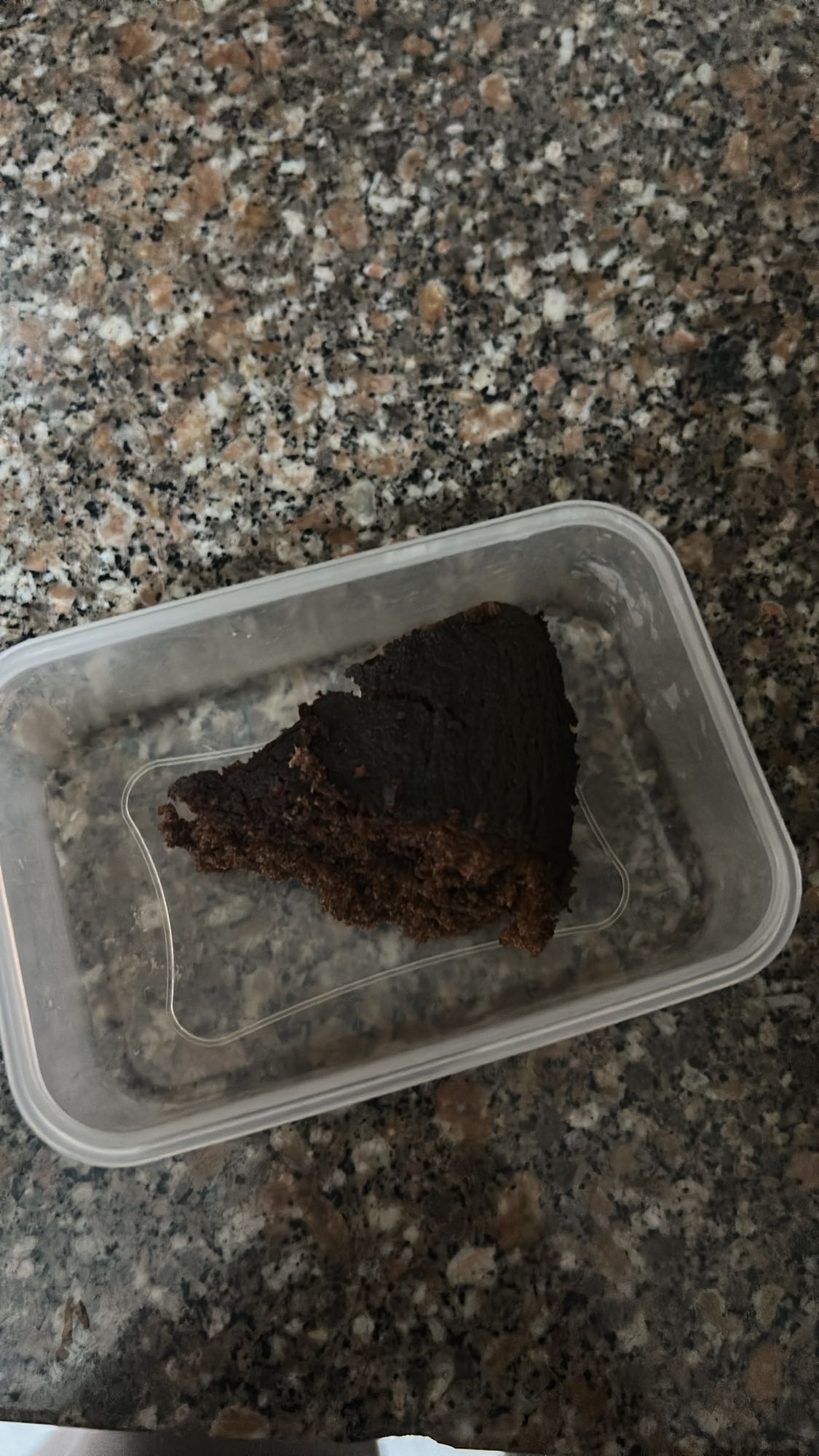 Fatia de bolo de chocolate