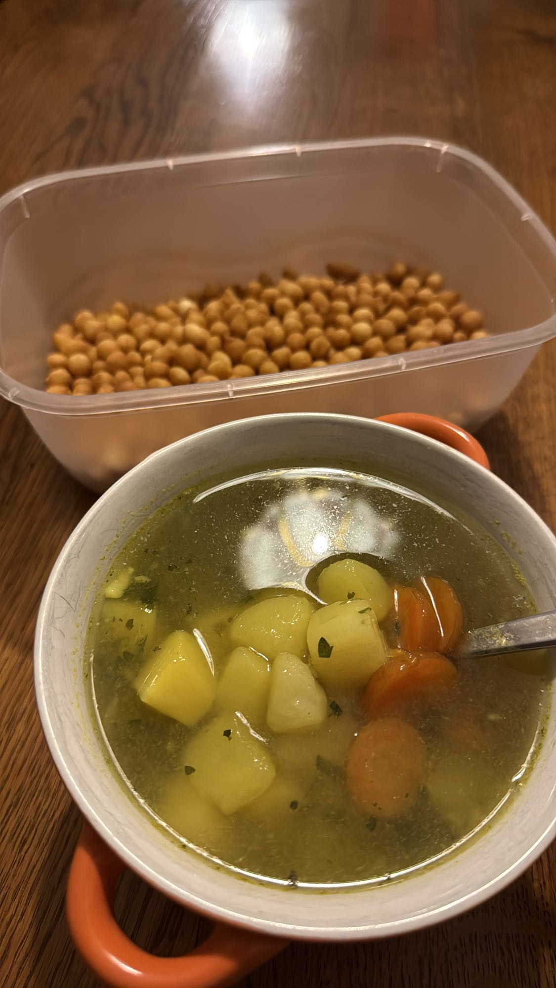 Vegetable Soup with Chickpeas