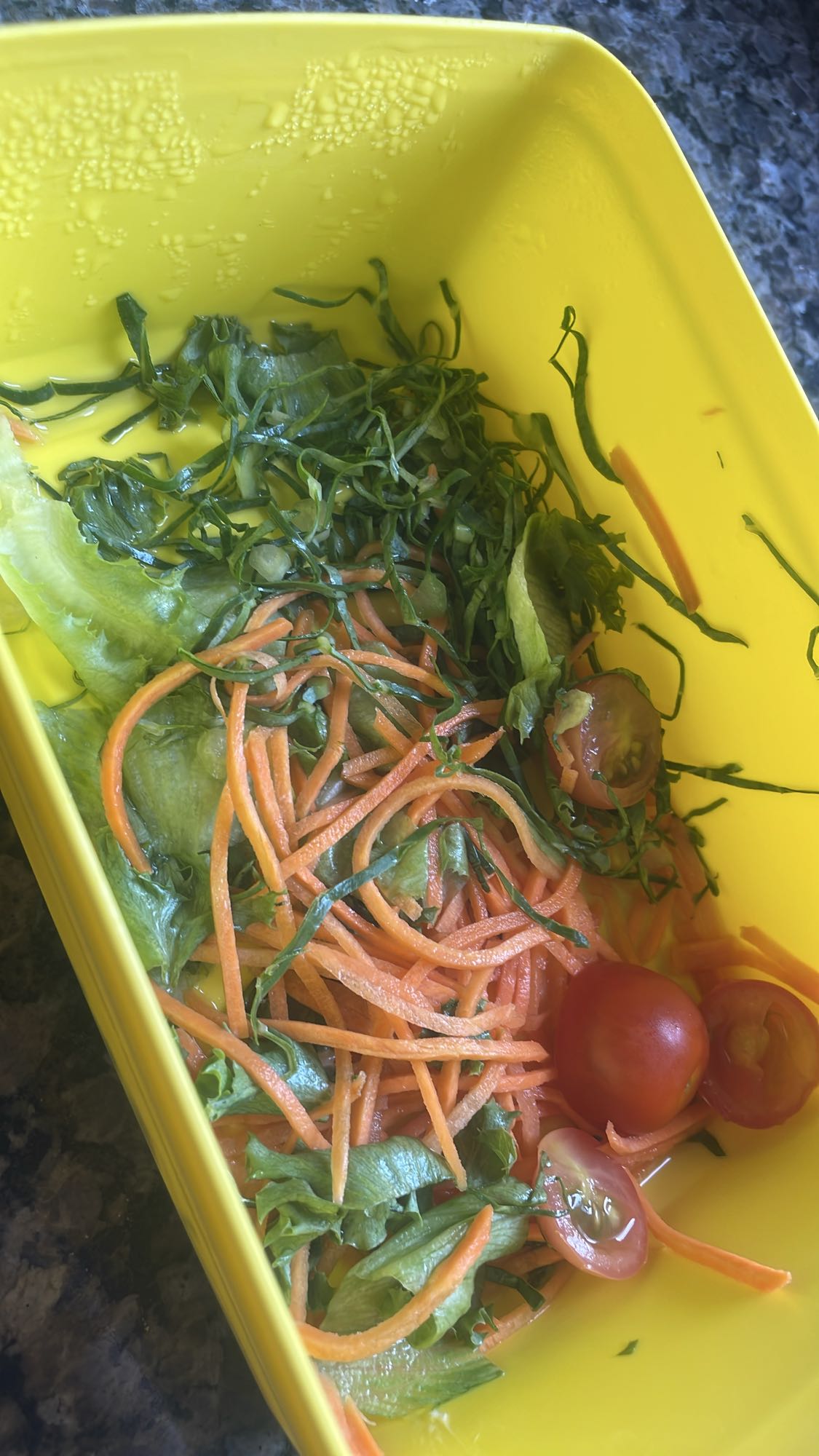 Salada fresca simples
