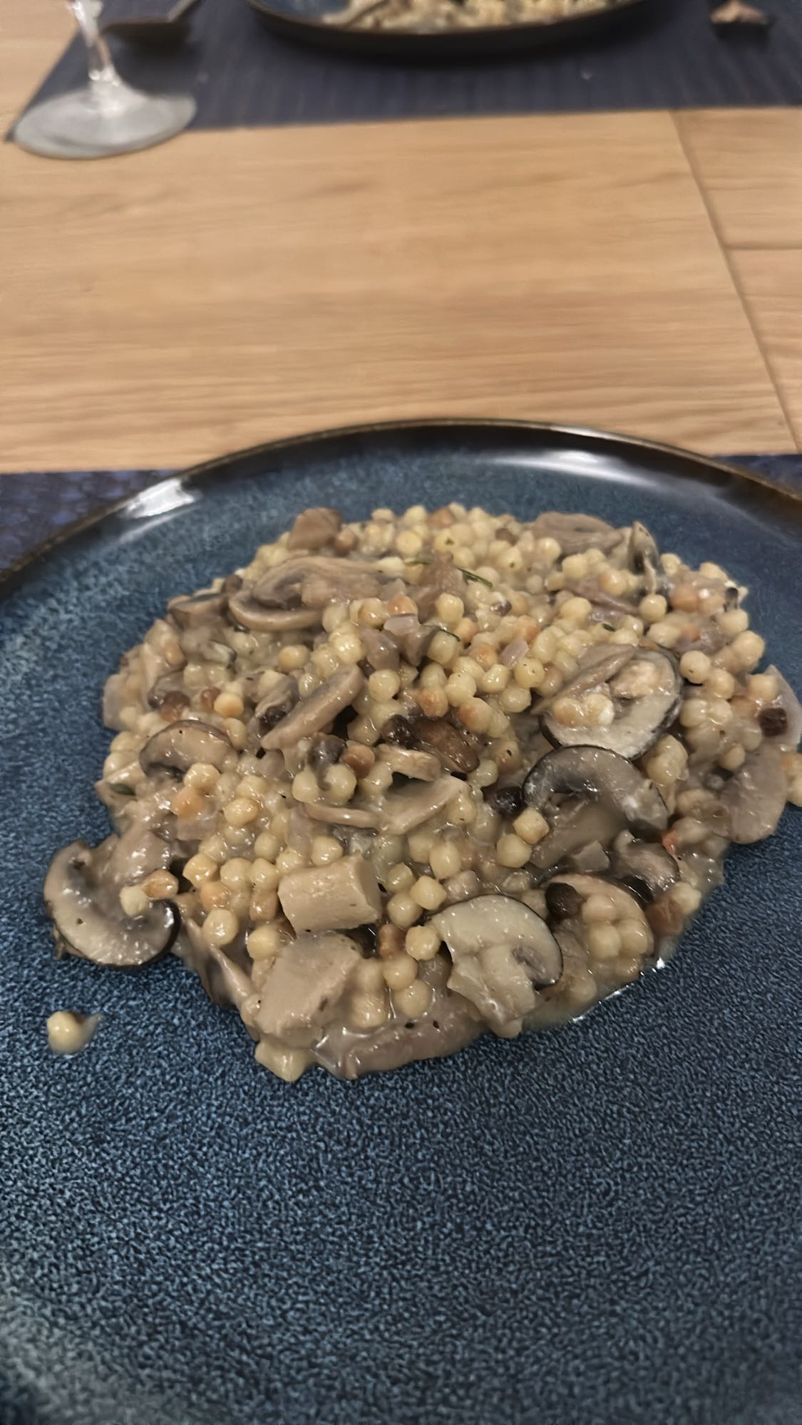 Mushroom couscous