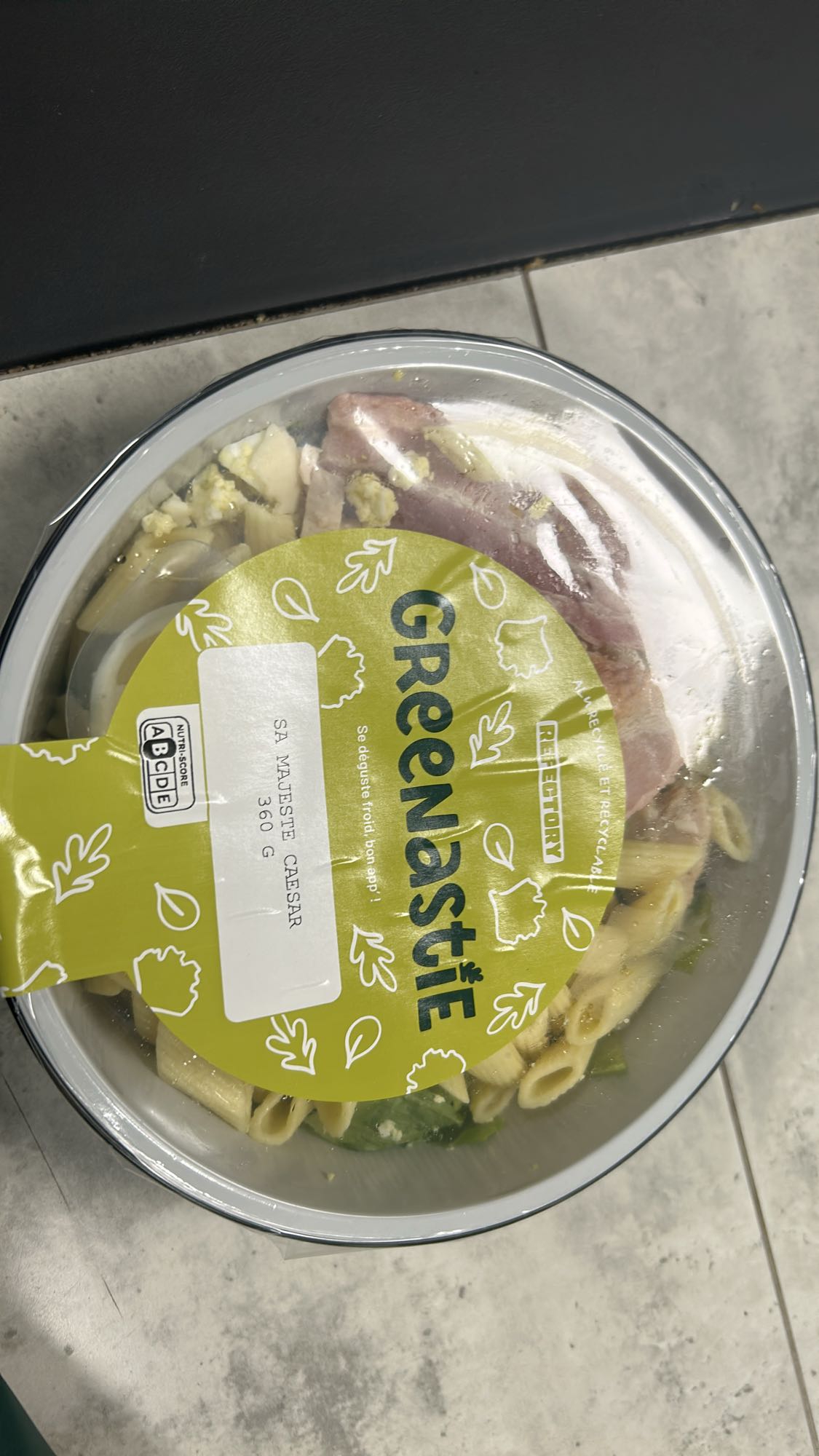 Salade César poulet pâtes