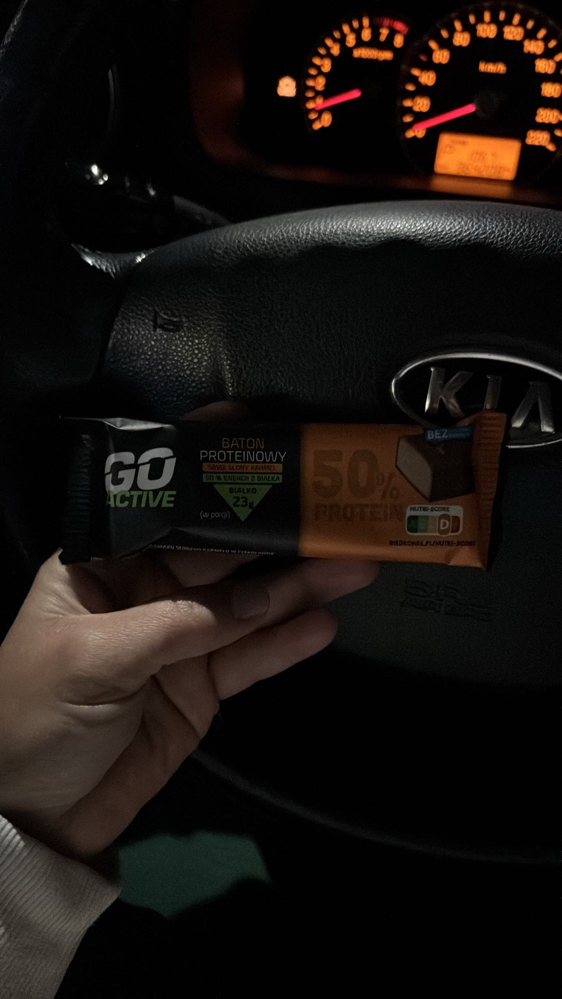 Baton proteinowy karmel