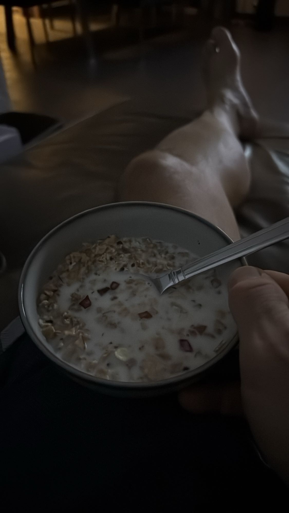 Bircher Müsli mit Dinkel Crunchy und 1,5% Milch