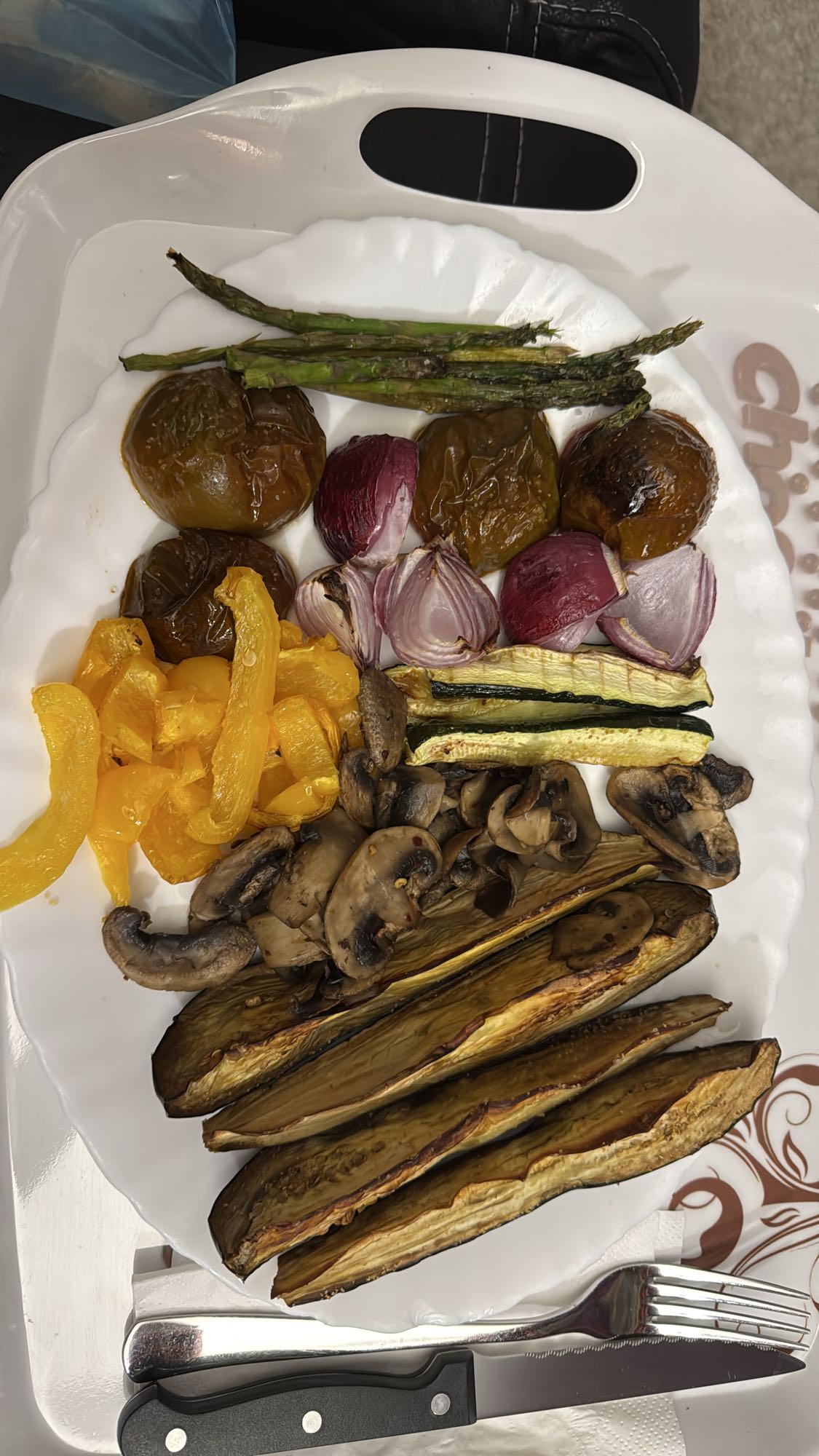 Verduras asadas variadas