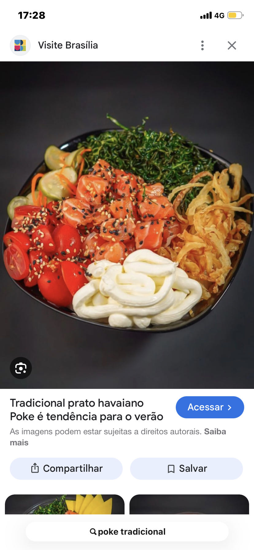 Poke havaiano tradicional