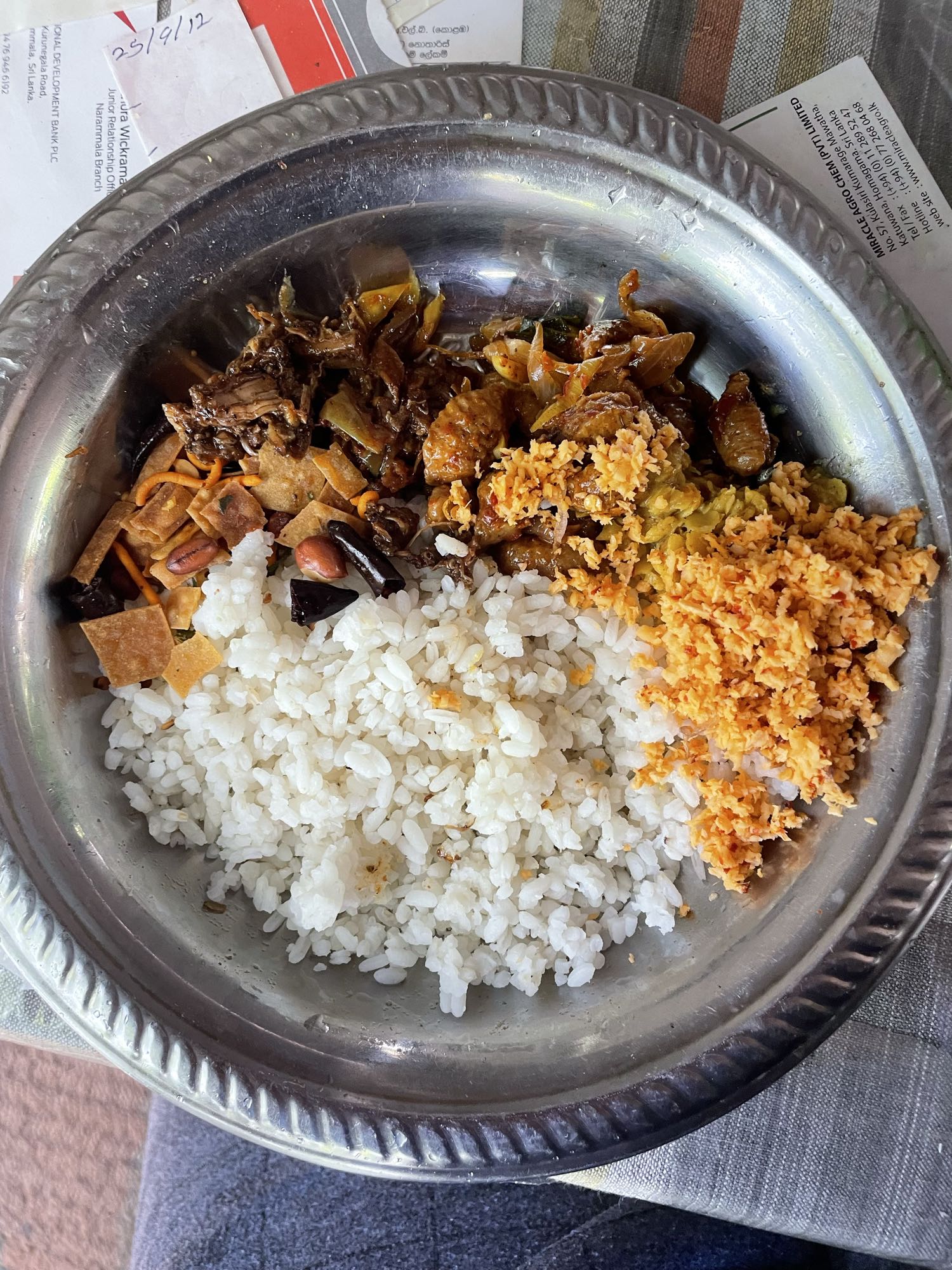 Sri Lankan Rice & Curry Plate