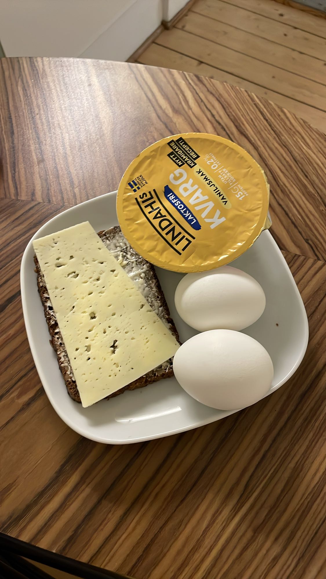 Frukost med kvarg & ägg