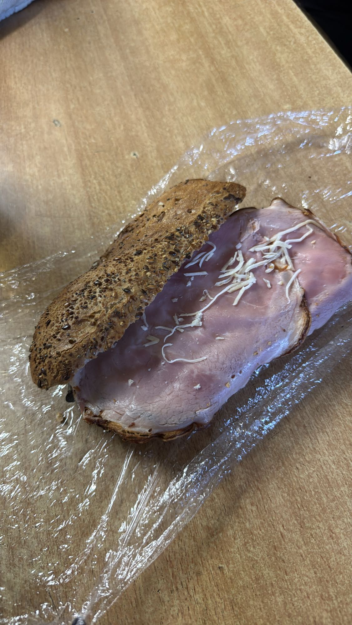 Volkoren ham sandwich