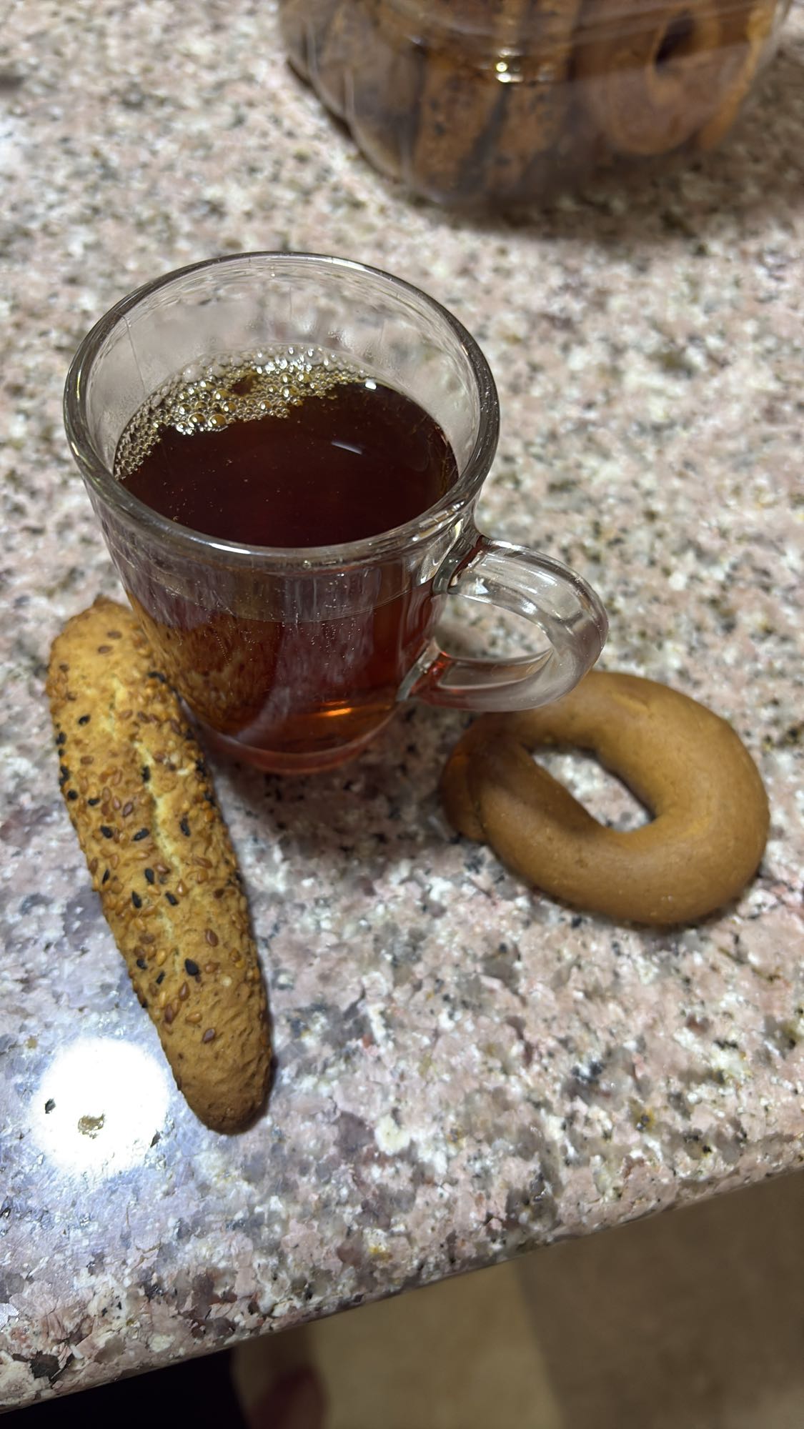 Tea with biscuits