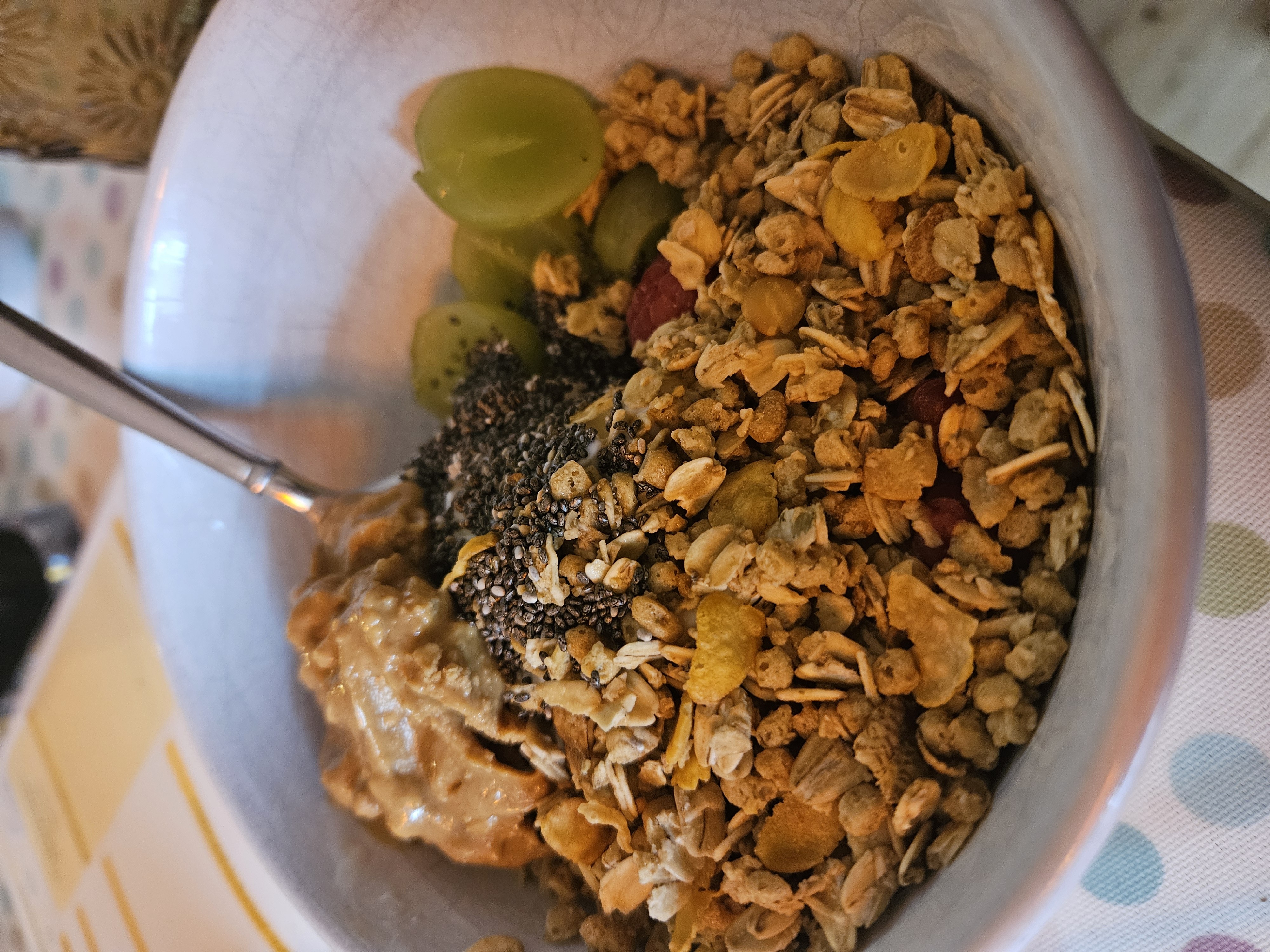 Granola Peanut Bowl