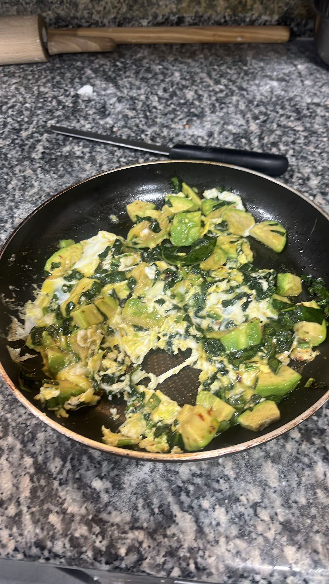 Avocado Egg Scramble