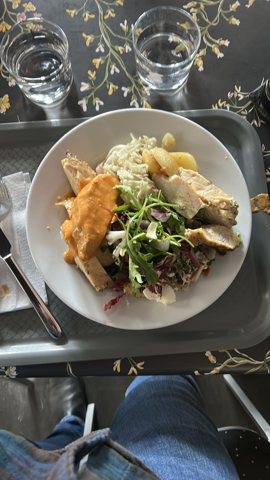 Kyckling med potatis & sallad