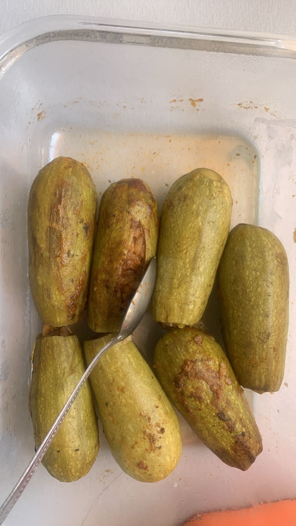 Stuffed zucchini