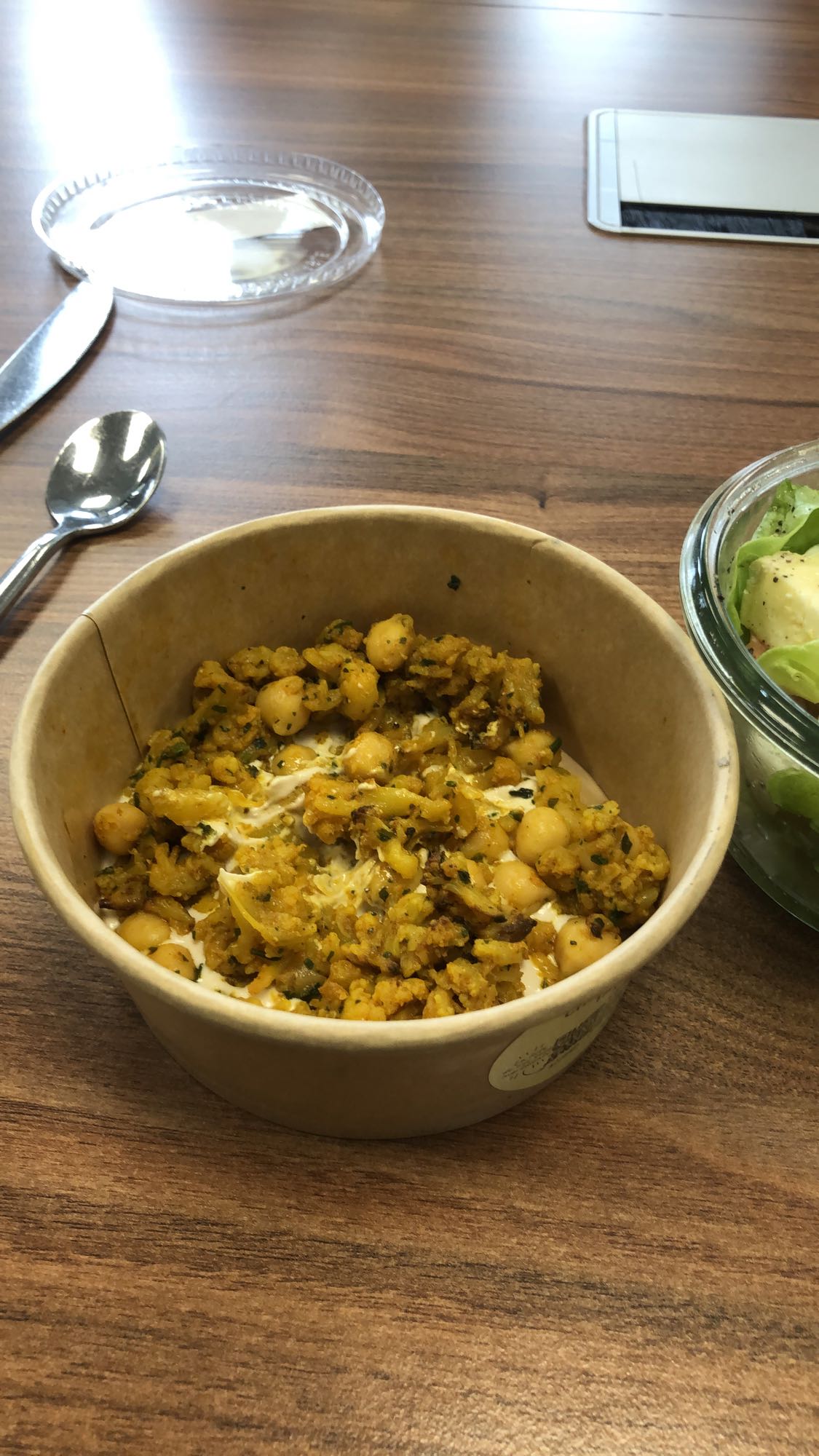 Bol pois chiches curry