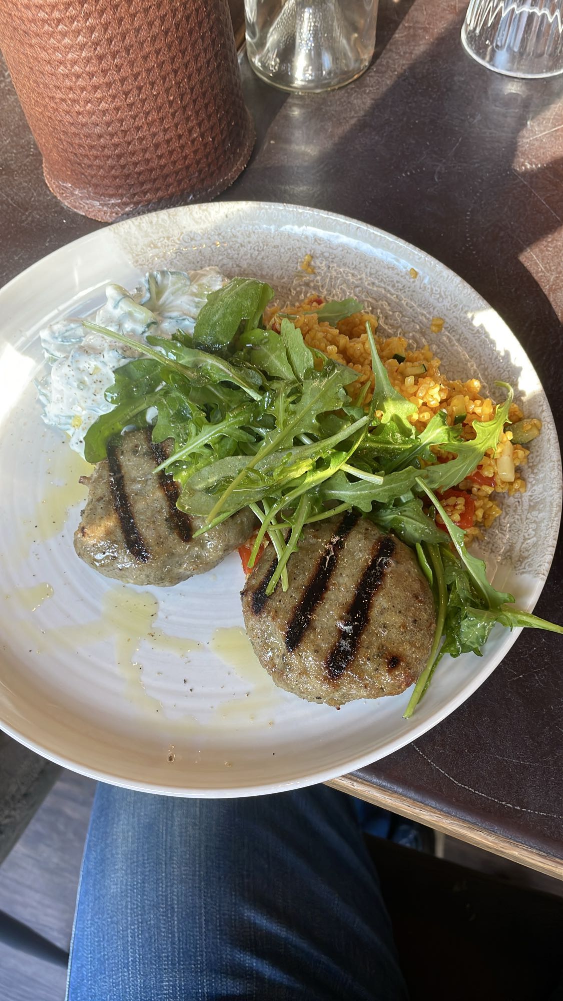 Grillbiff med bulgur