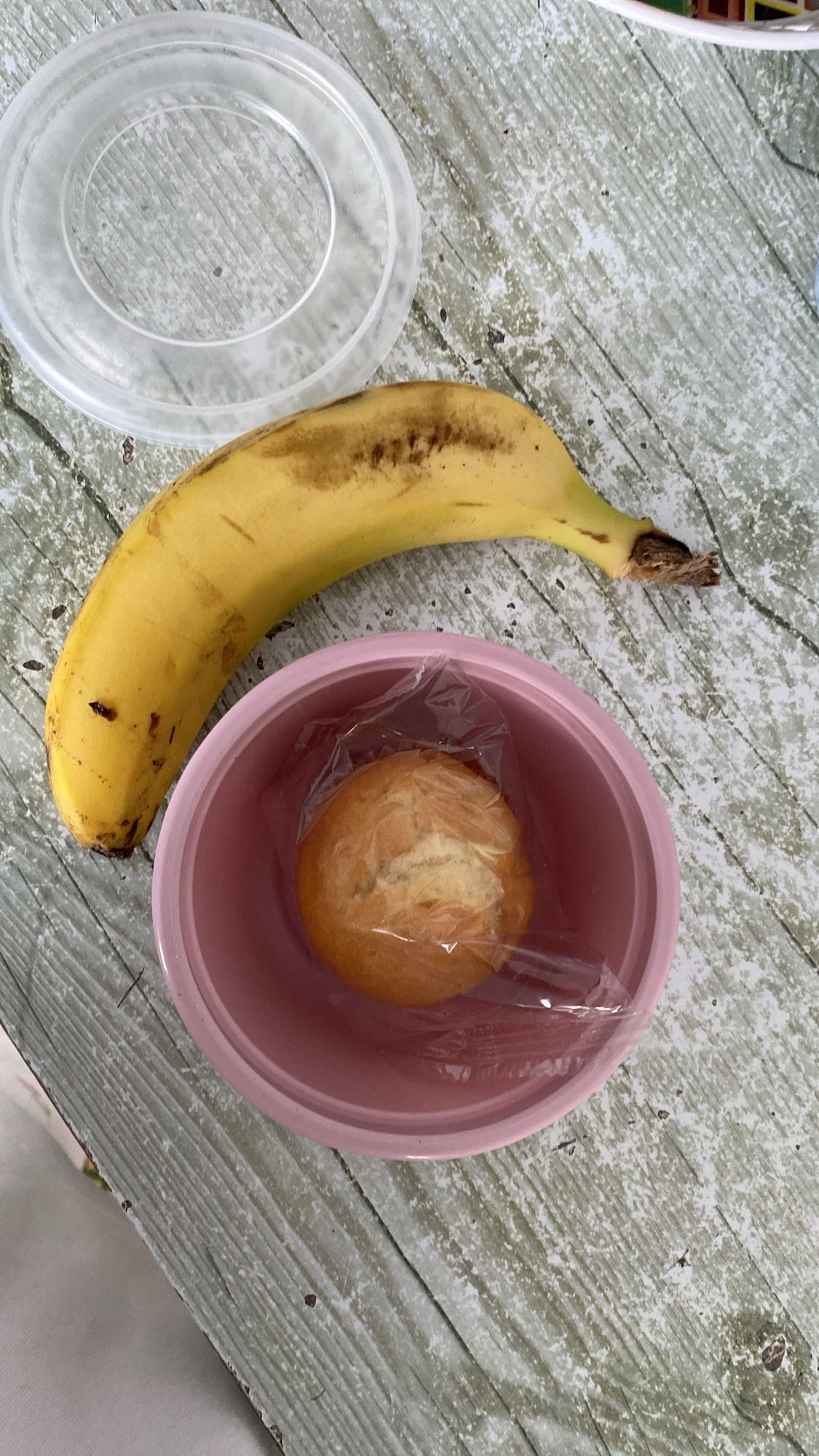 Plátano y magdalena