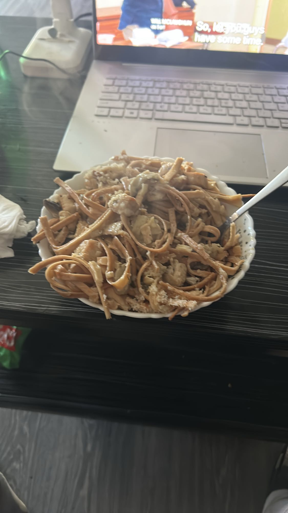 Chicken mushroom pasta