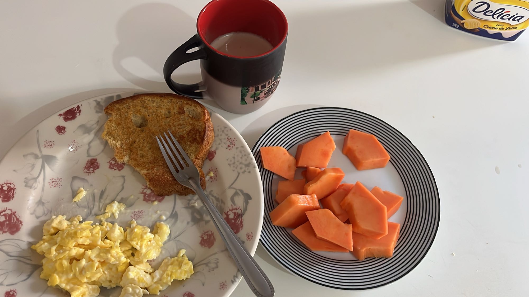 Café da manhã simples