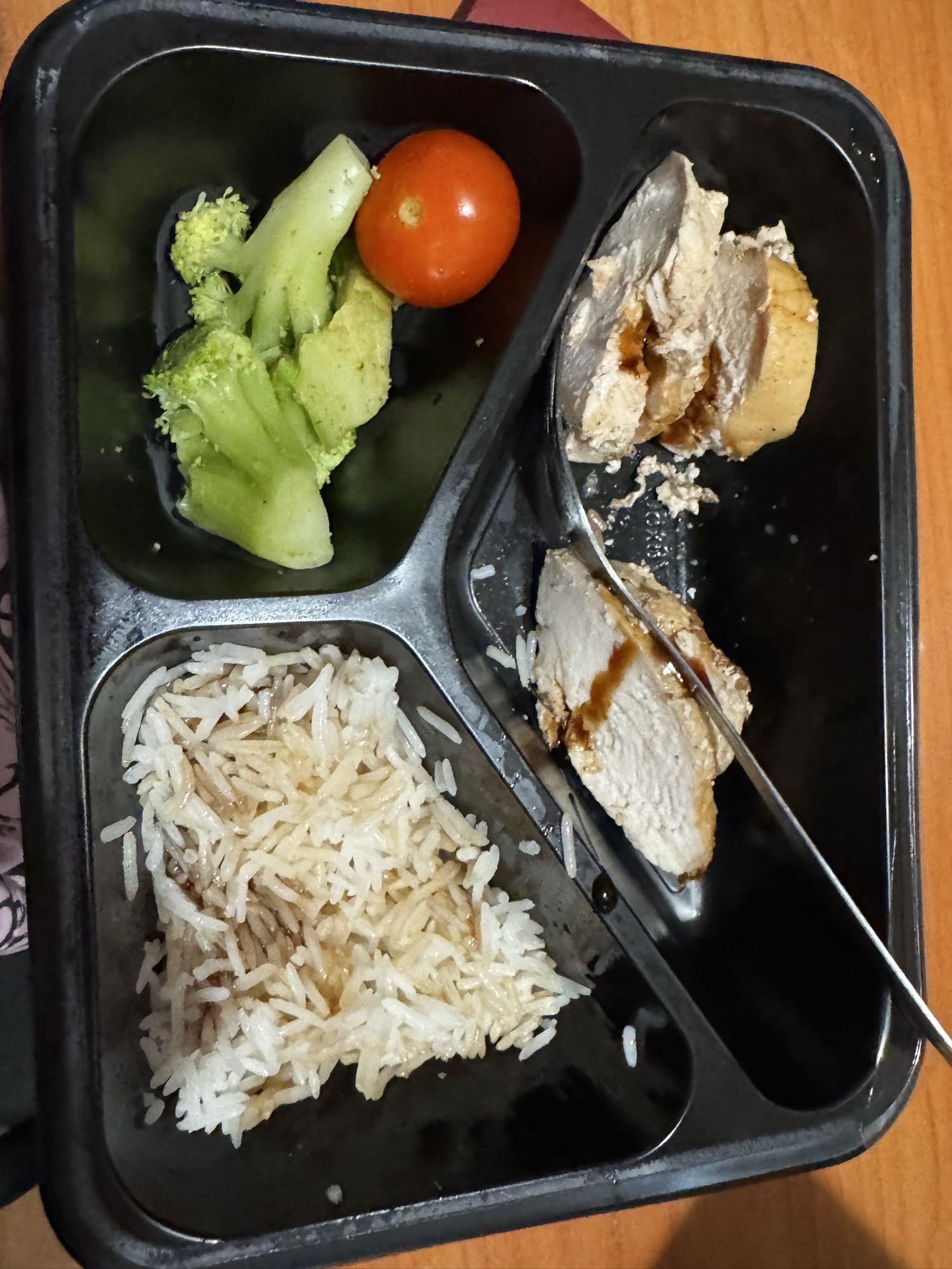 Chicken Rice Veggie Tray