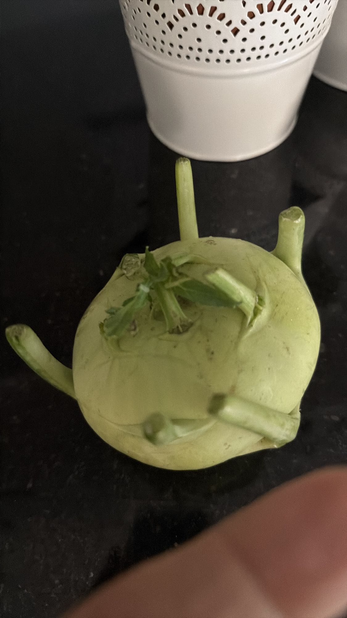 Kohlrabi roh