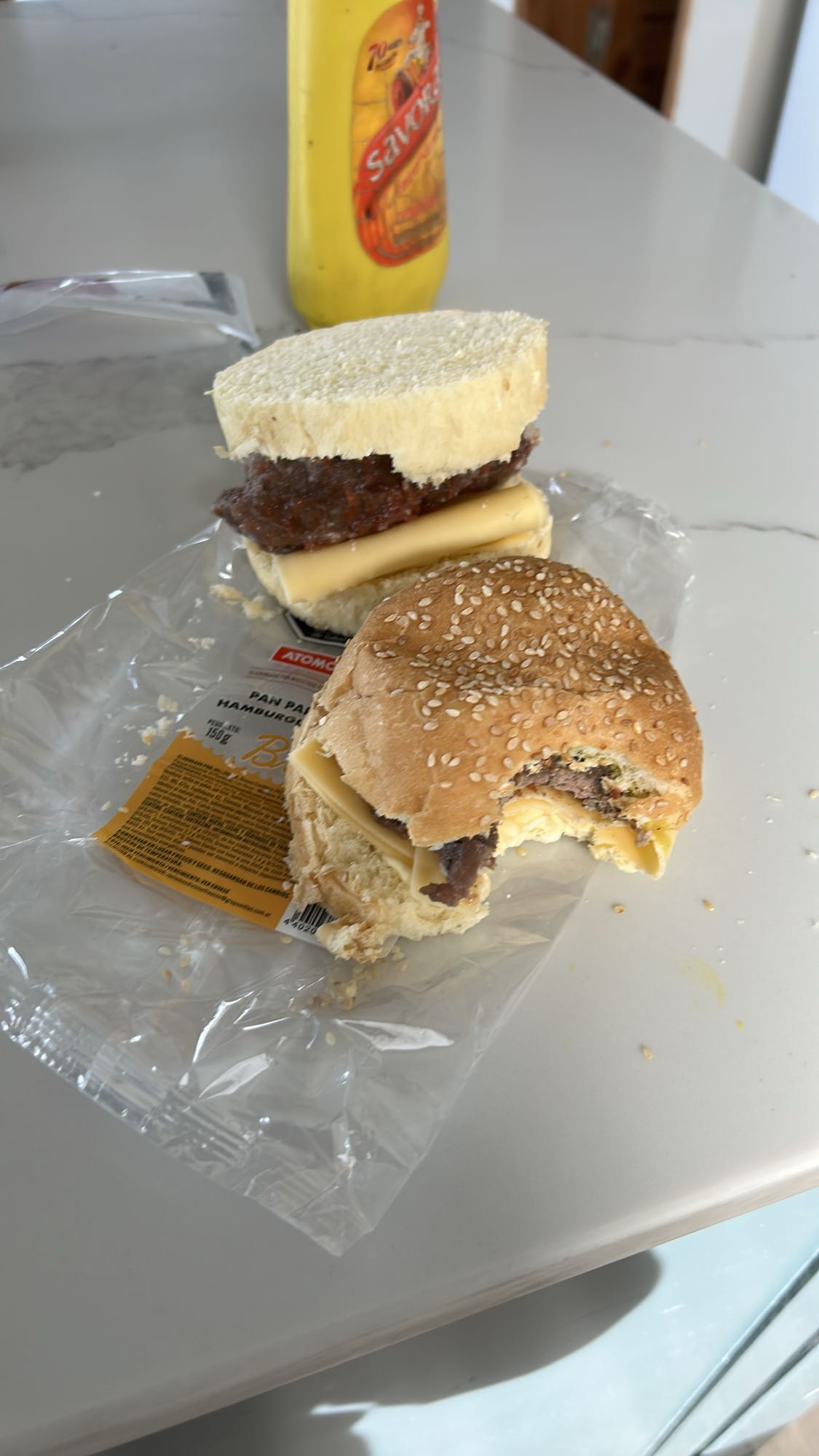 hamburguesa con queso