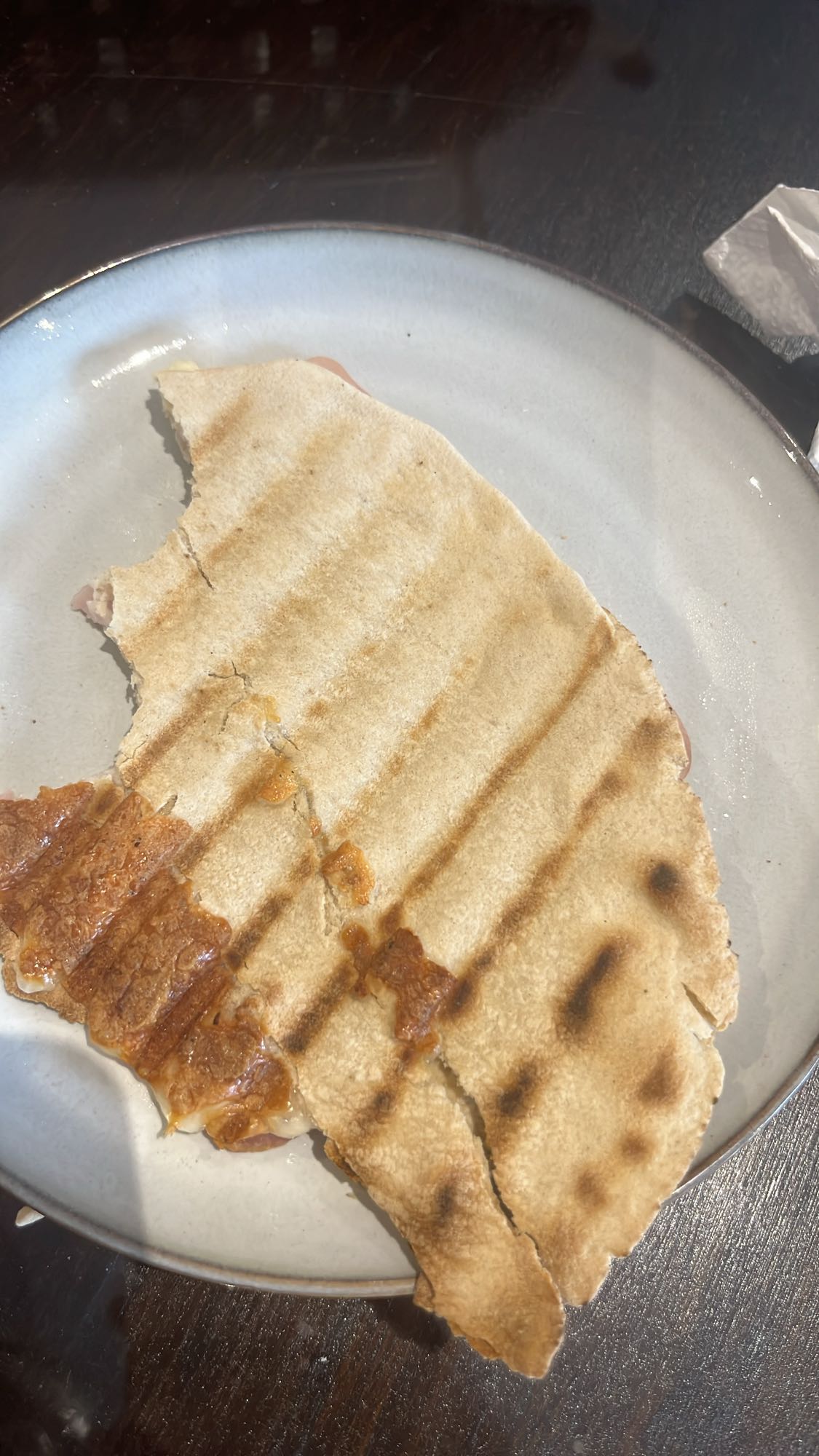 panini de jamón y queso