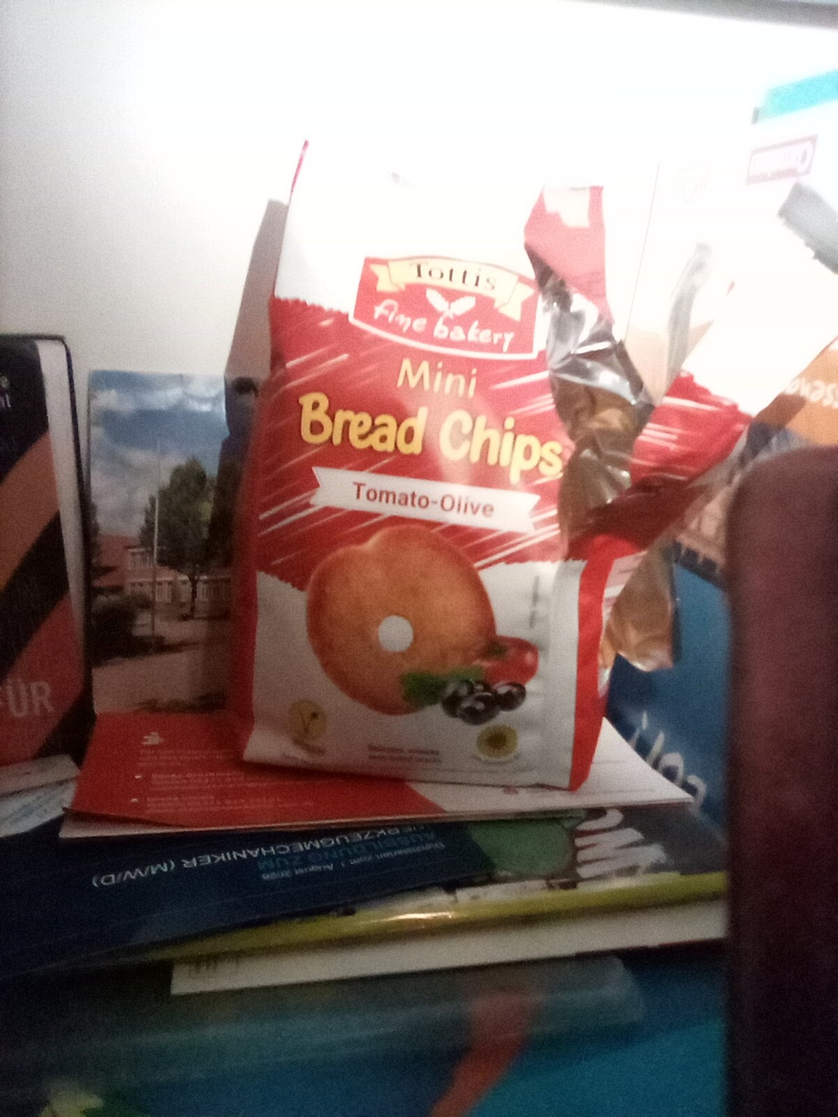 Mini Bread Chips Tomate-Olive