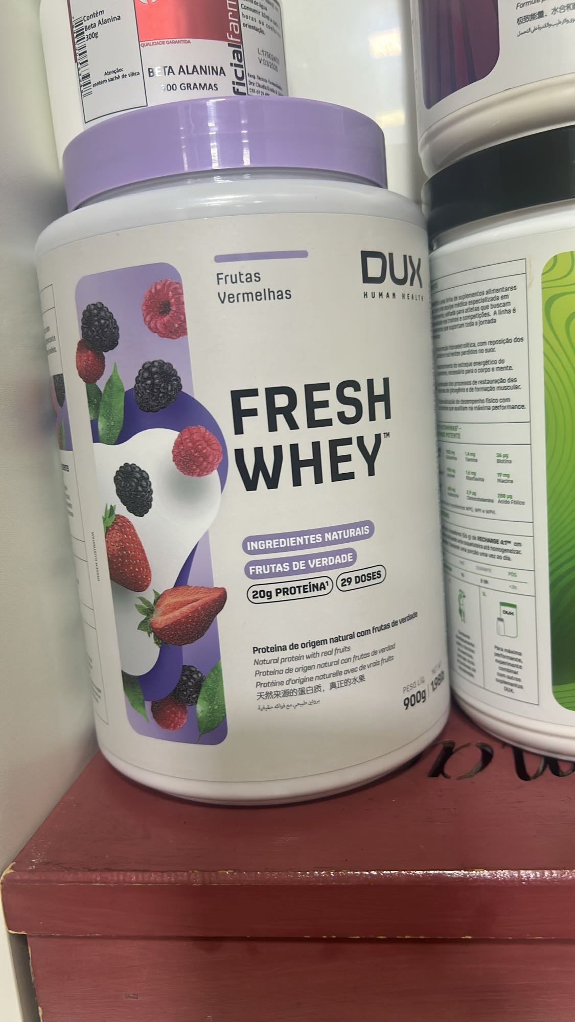Whey Frutas Vermelhas