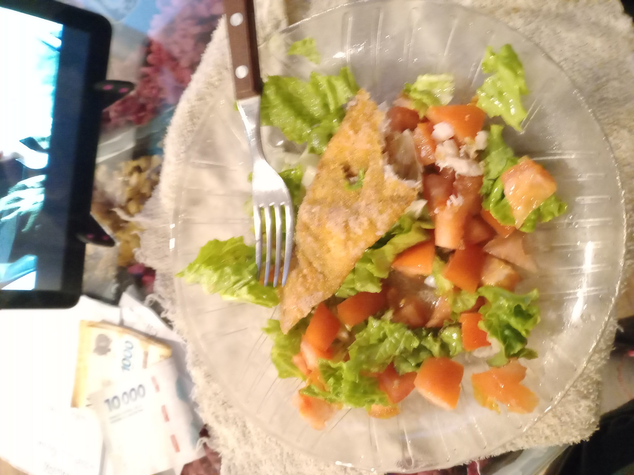 Ensalada con pescado