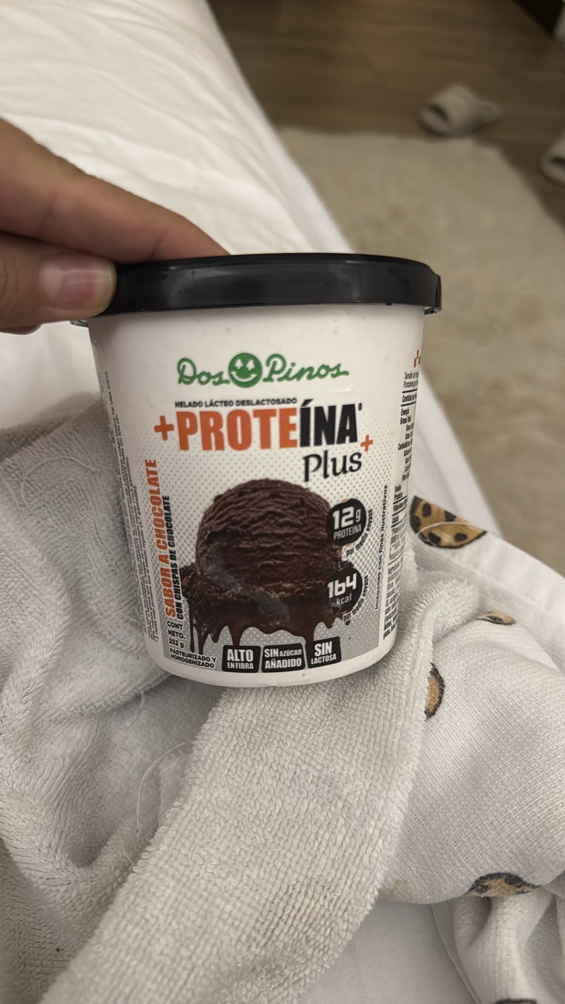 Helado proteína chocolate