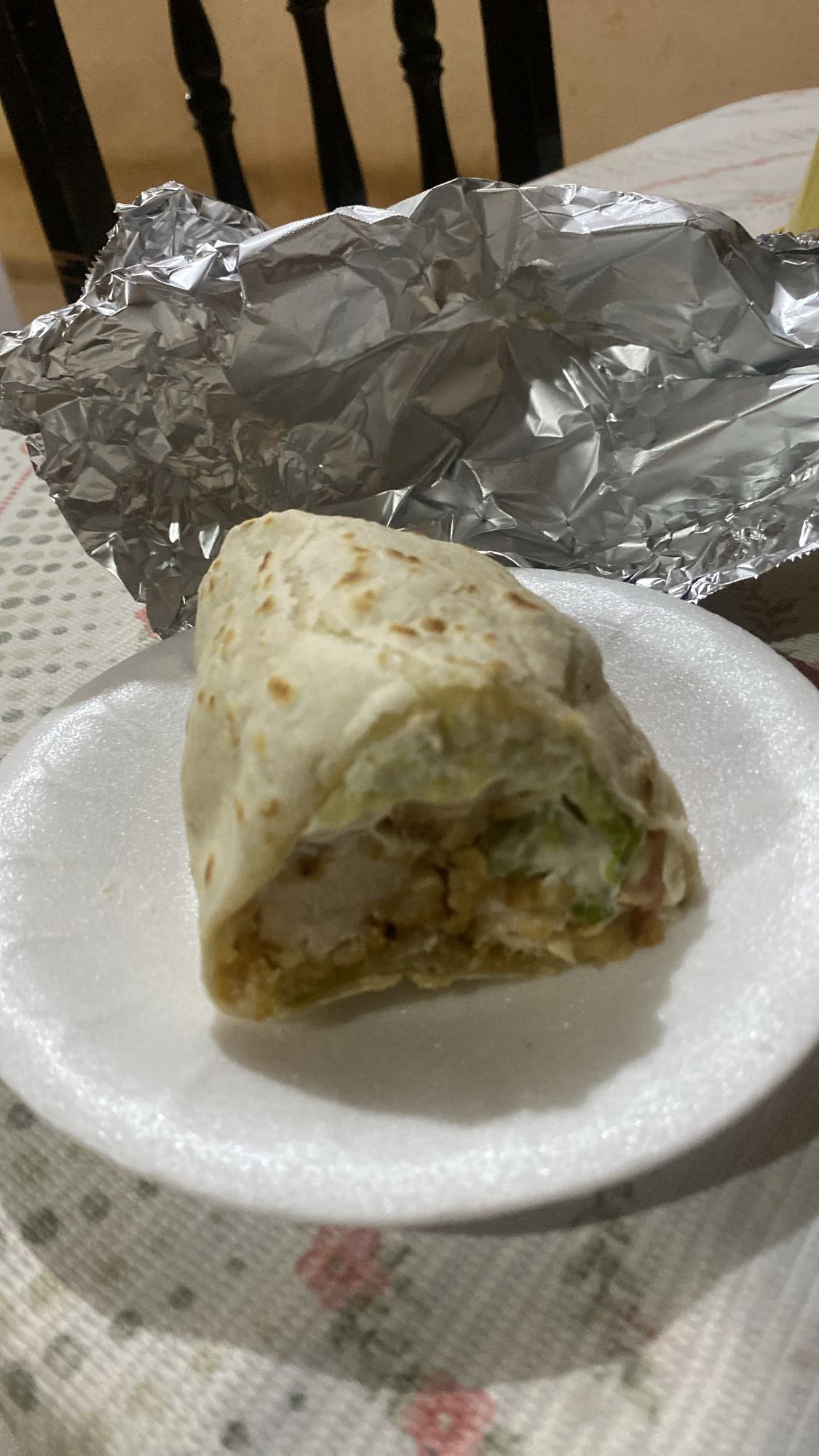 Burrito de pollo