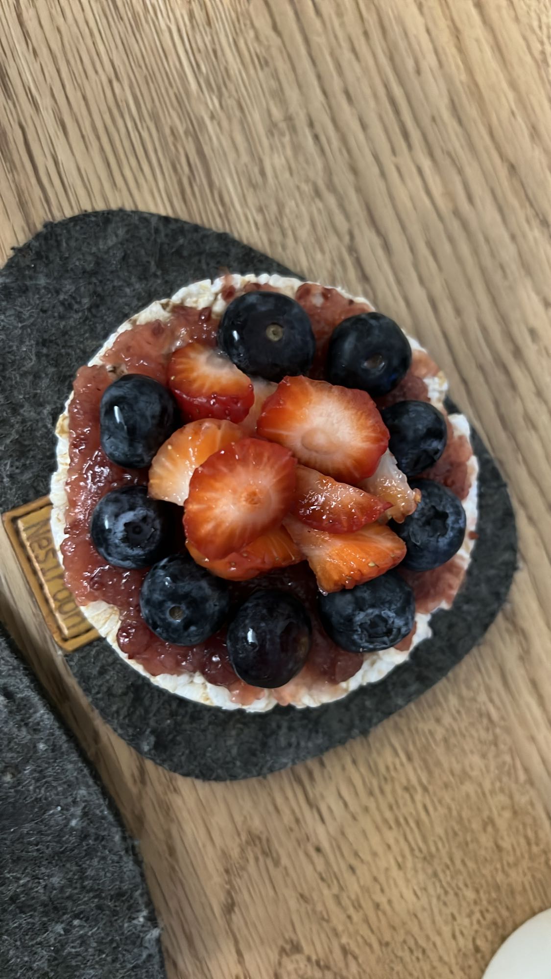 Rice Cake with Berries