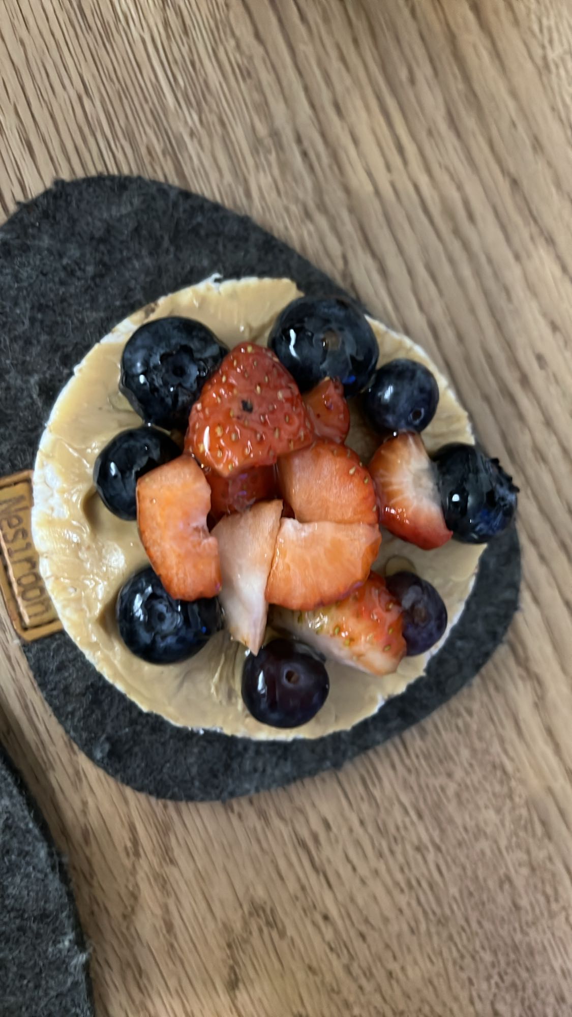 Peanut Butter Fruit Rice Cake