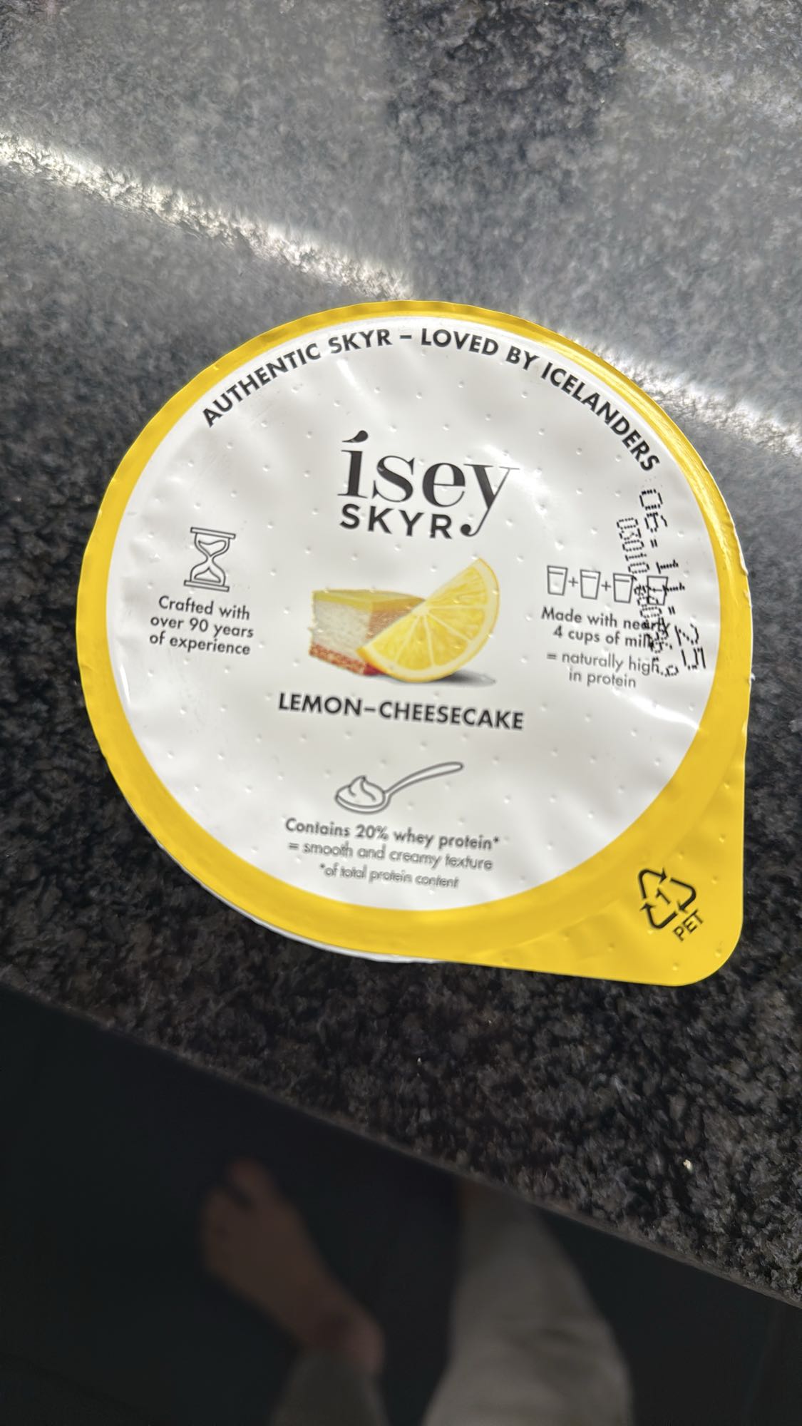 Skyr citroen cheesecake