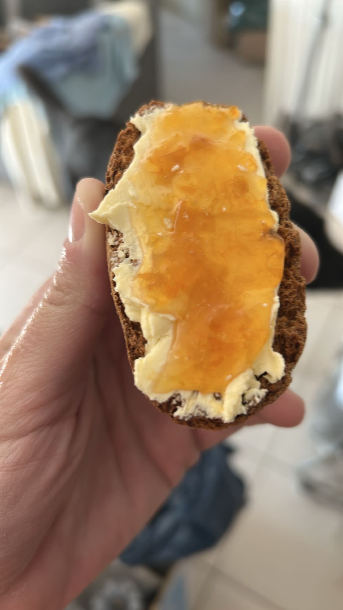 Tartine beurre confiture