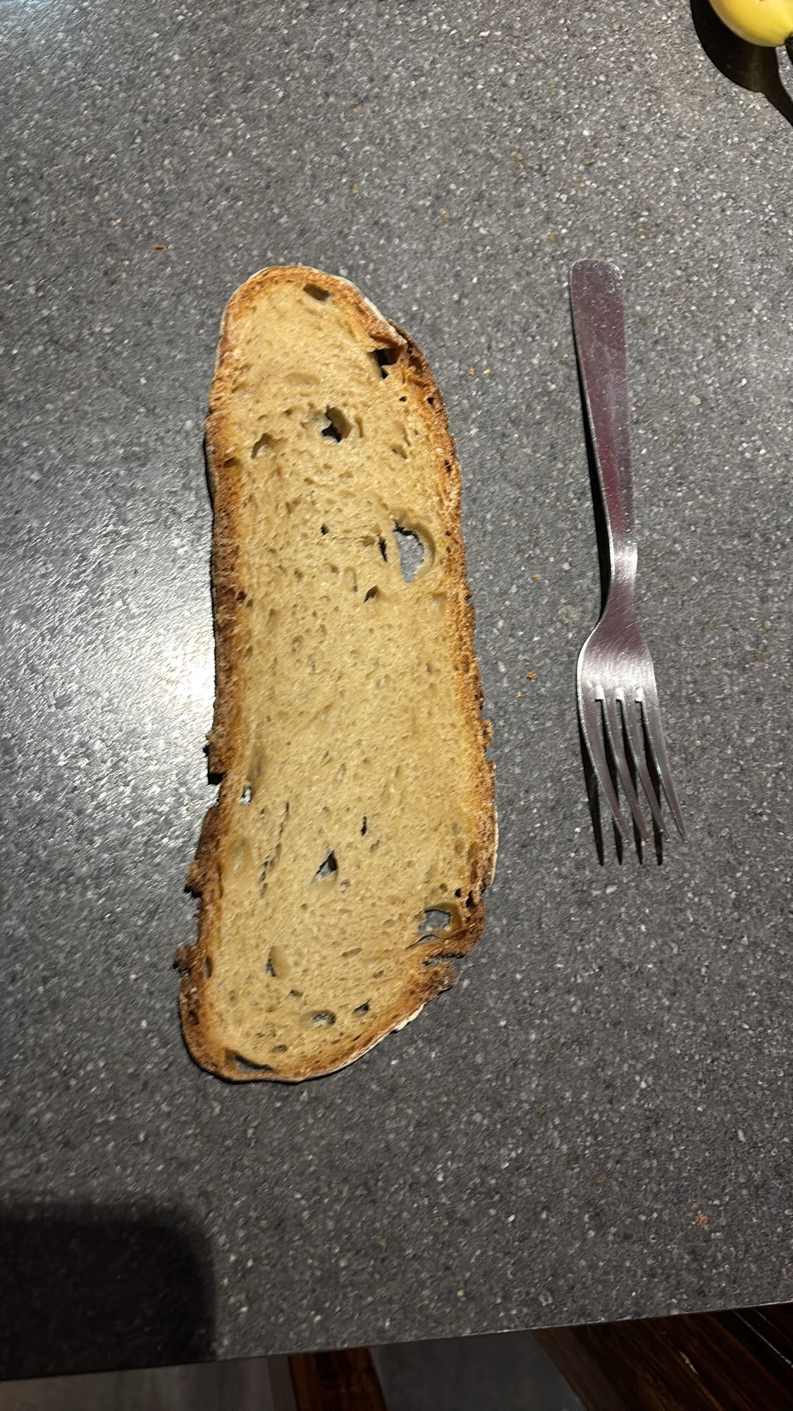 tranche de pain grillé