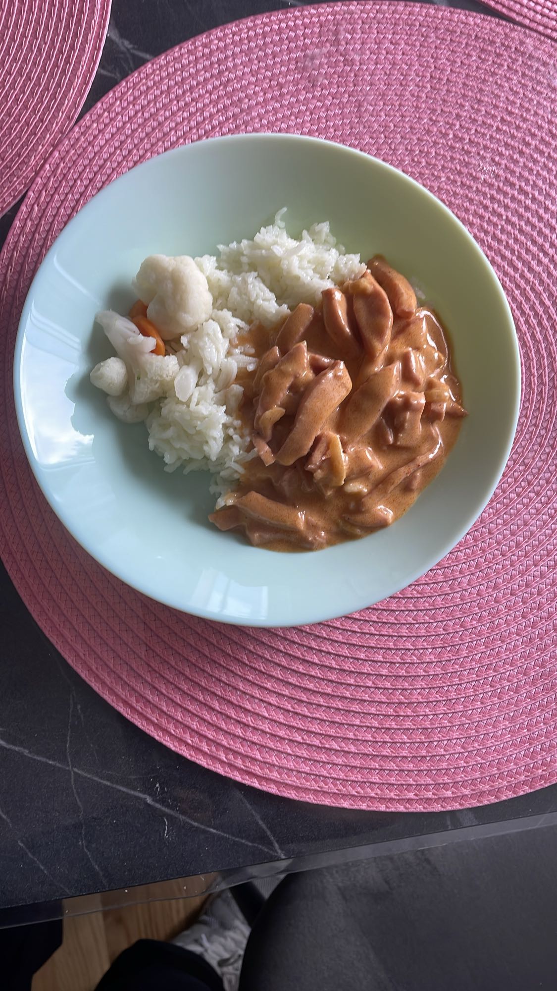Korvstroganoff med ris
