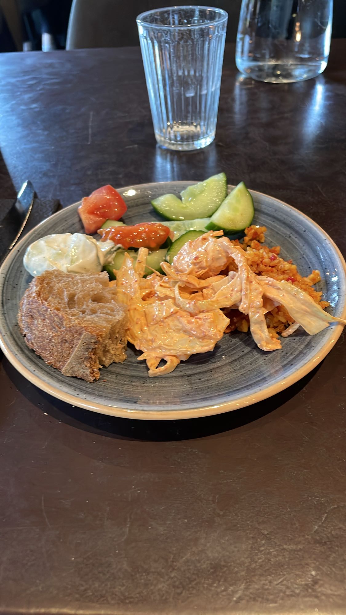 Blandad lunch tallrik