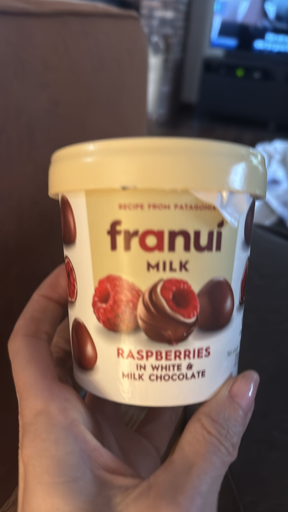 frambozen in chocolade