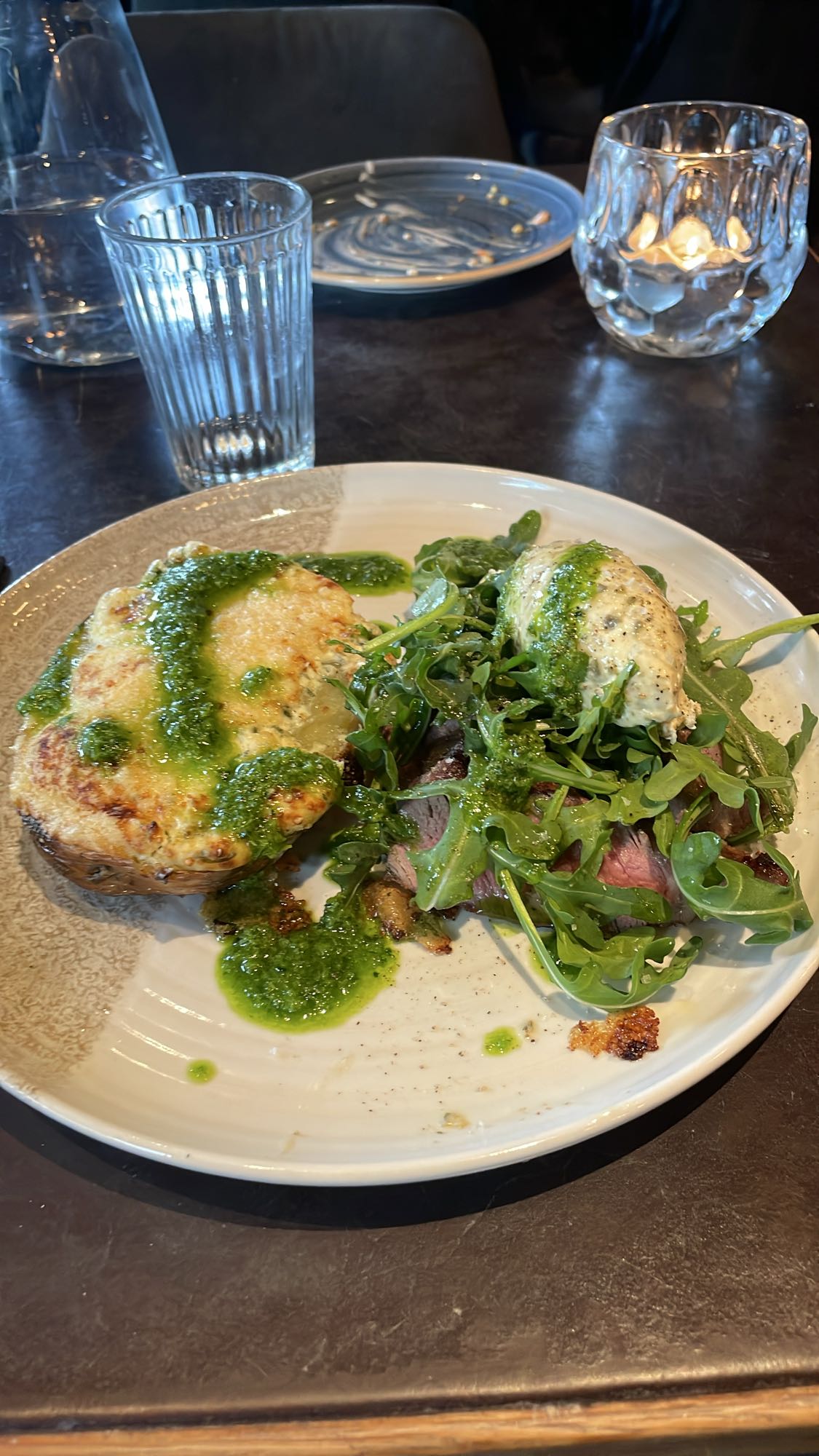 Grillbiff med potatis