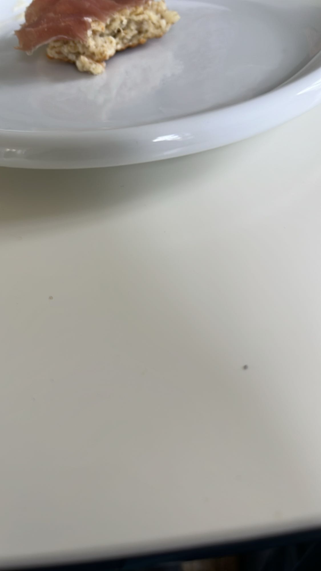 Havrekaka med skinka