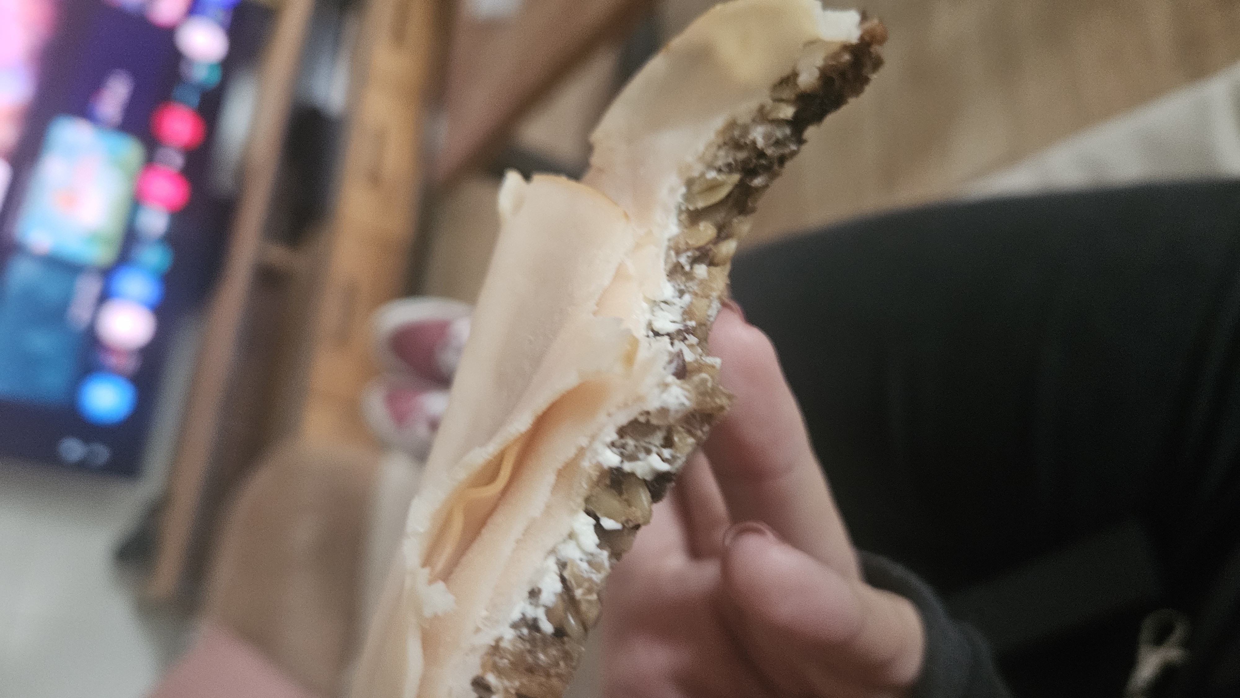 Knäckebrot mit Pute