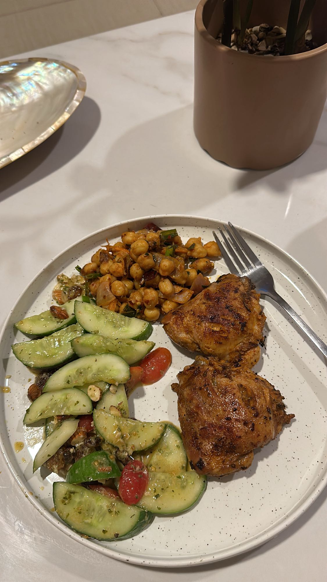 Grilled Chicken with Salad