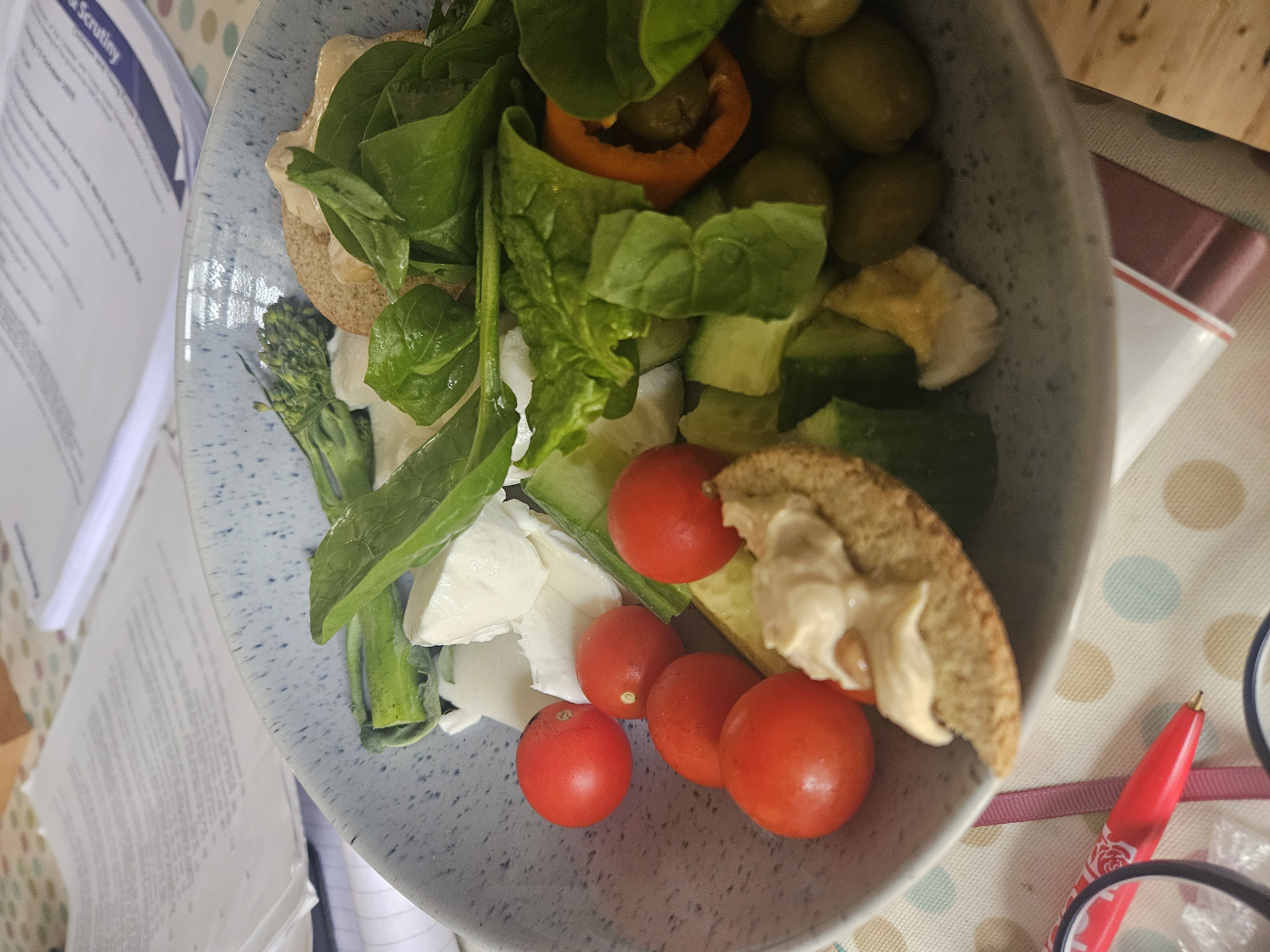 Mediterranean Veg Bowl with Chicken