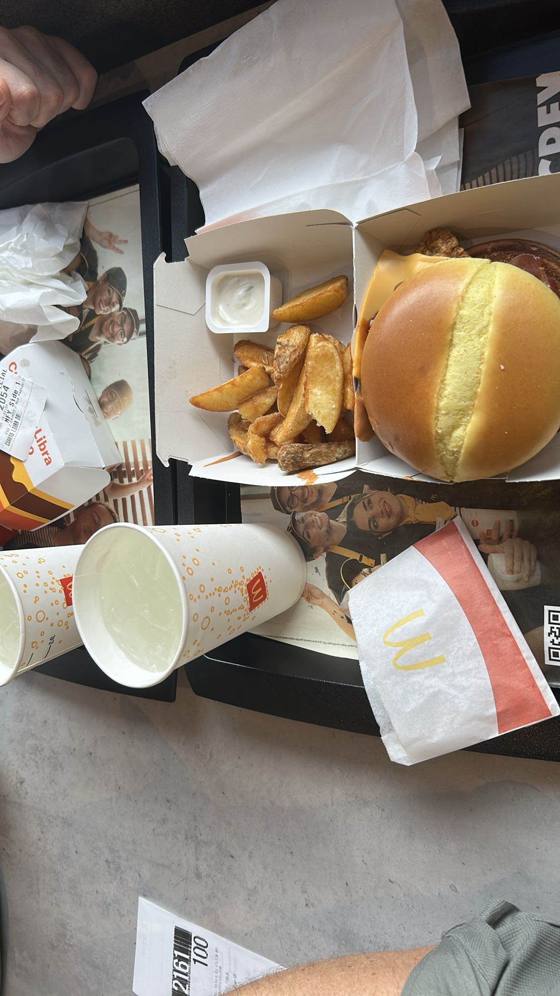 hamburguesa con papas