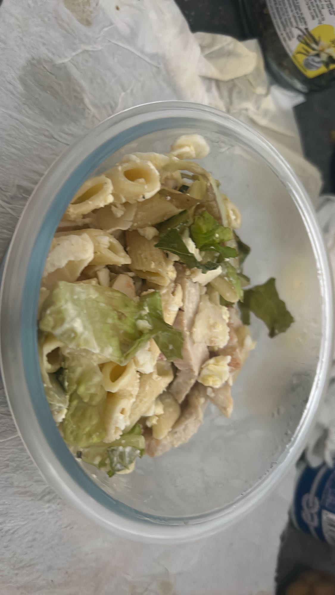 Salade pâtes poulet