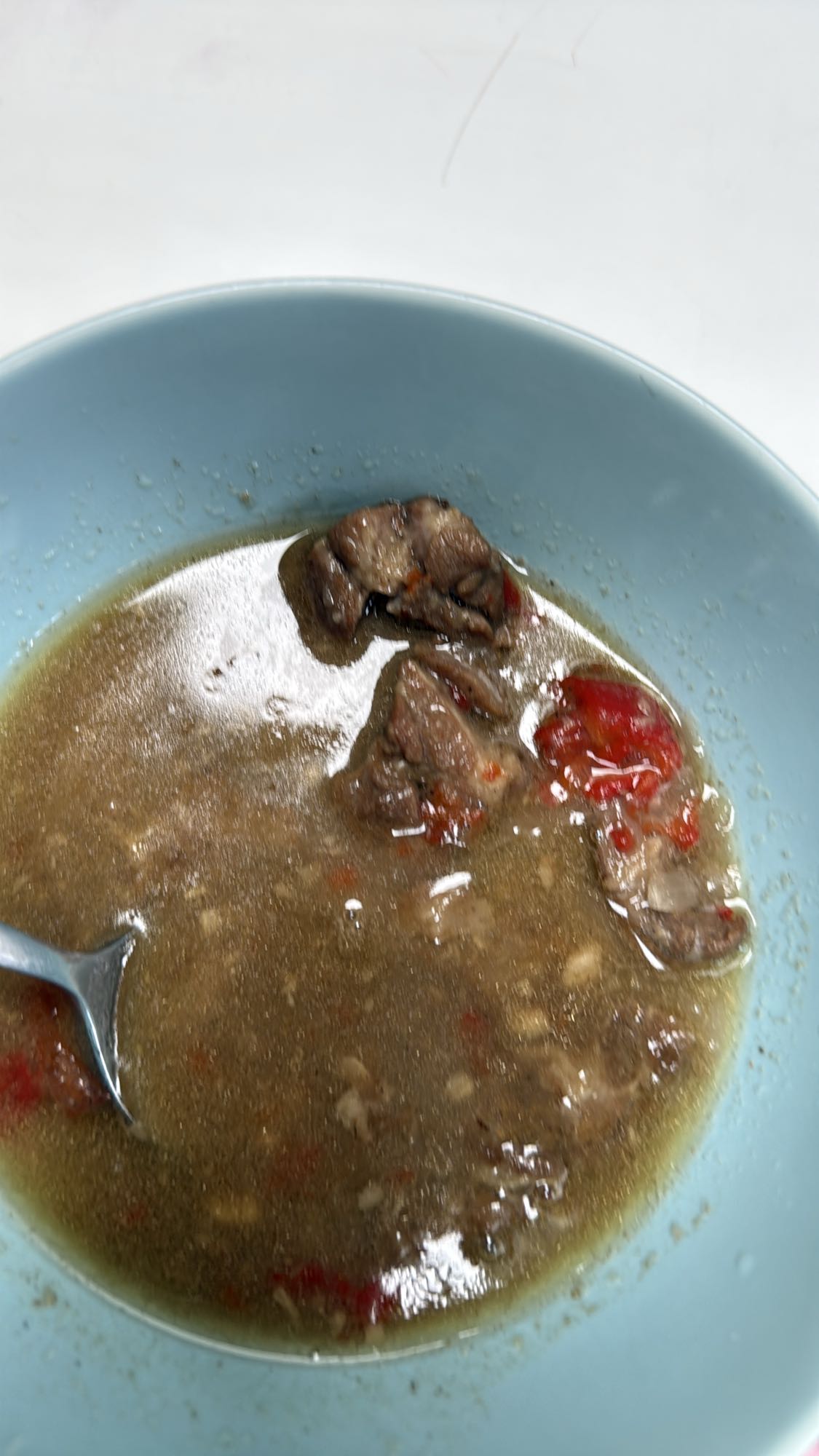 Kjøttsuppe med chili